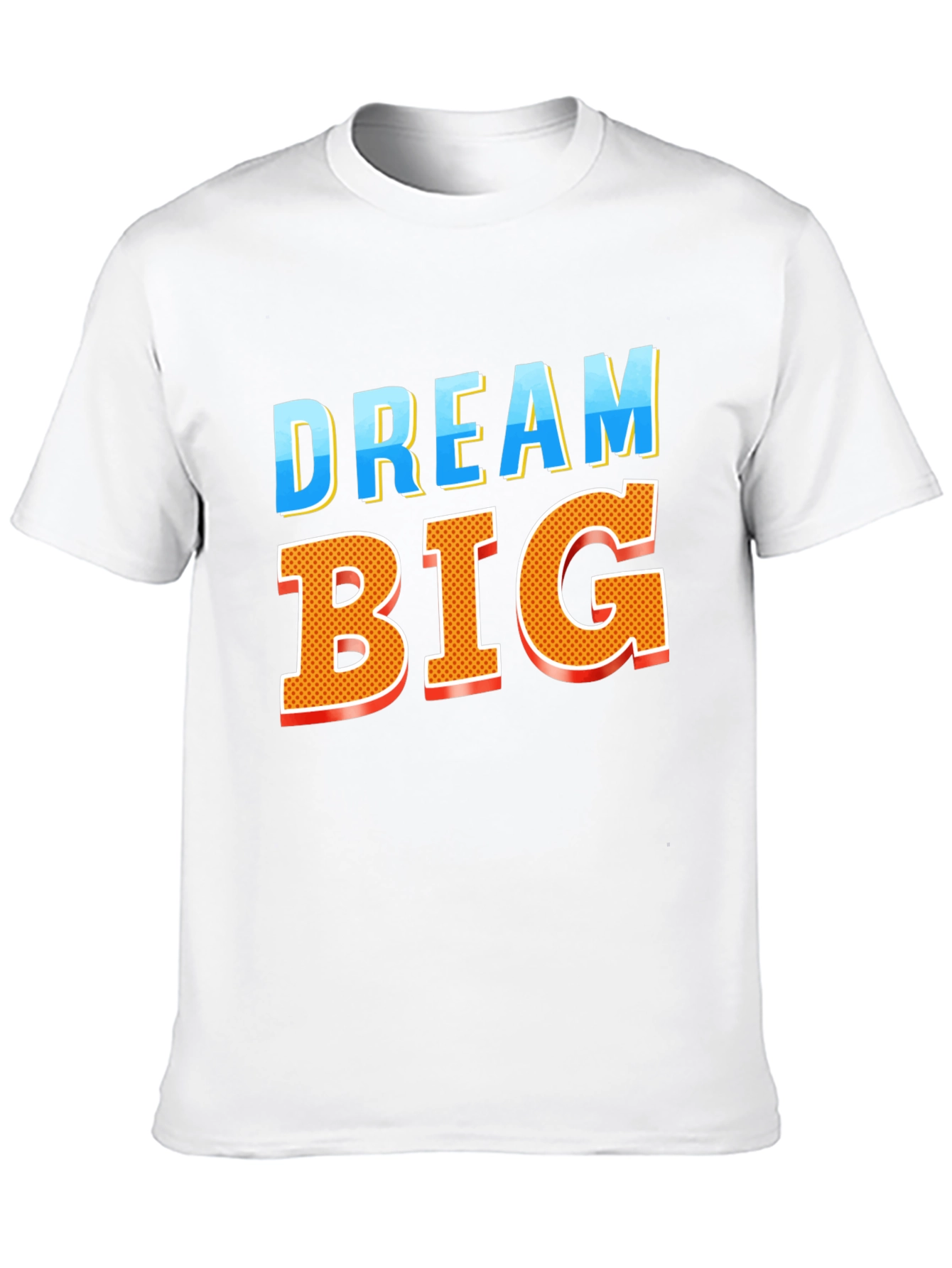Dream Big Graphic Tee - Bold Black Cotton T-Shirt