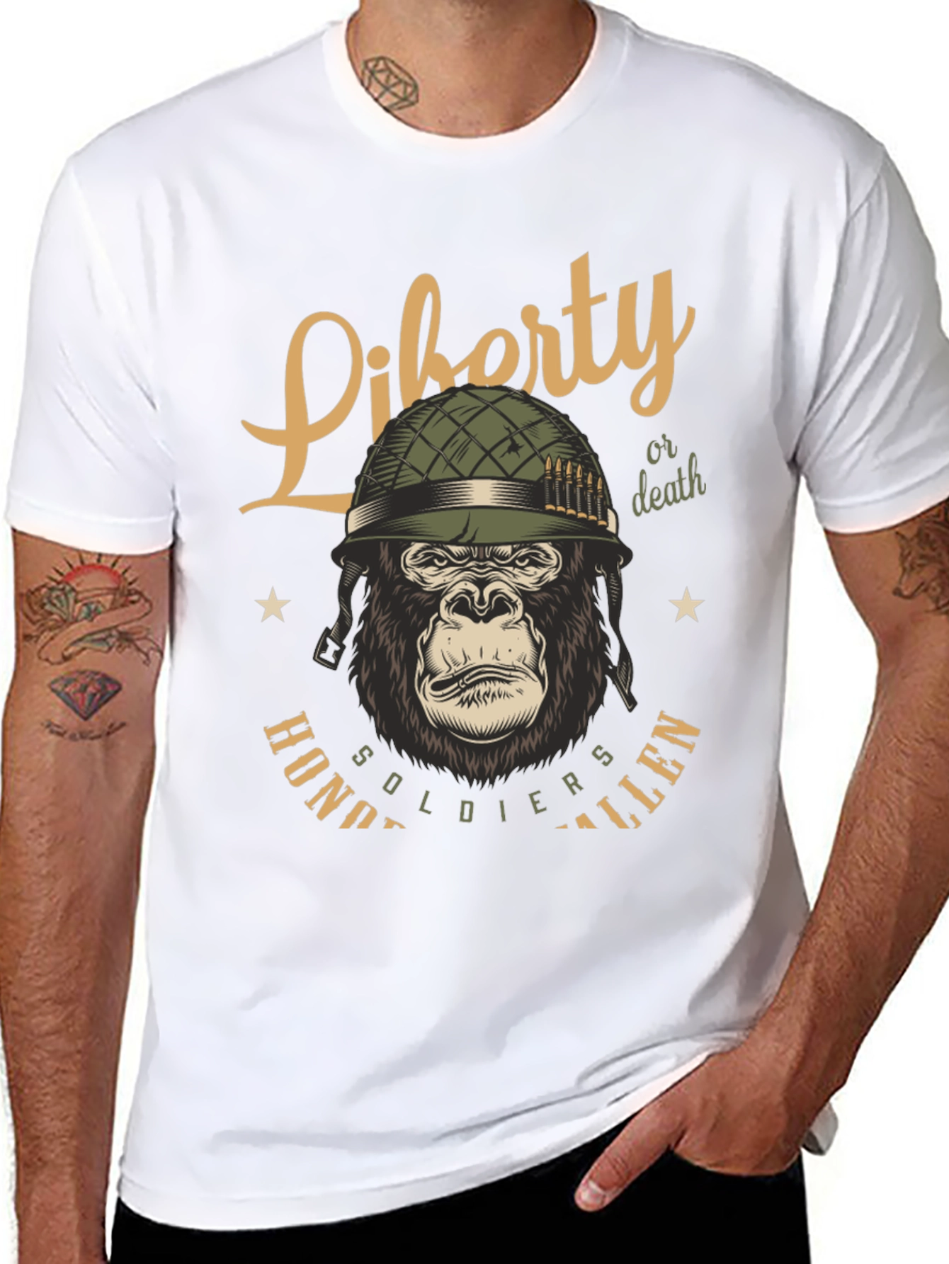 Liberty or Death Gorilla T-Shirt