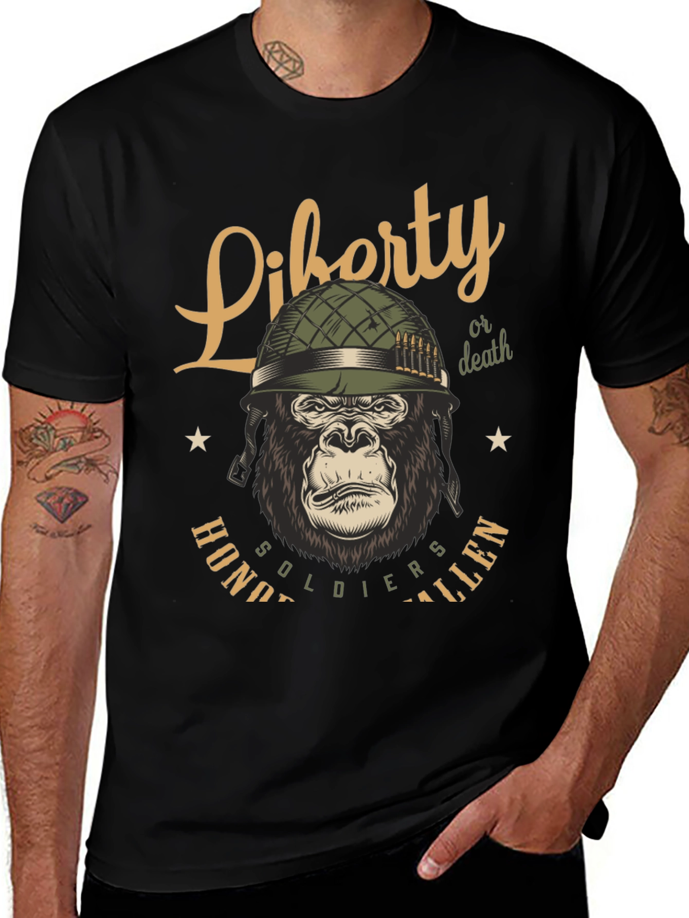 Liberty or Death Gorilla T-Shirt