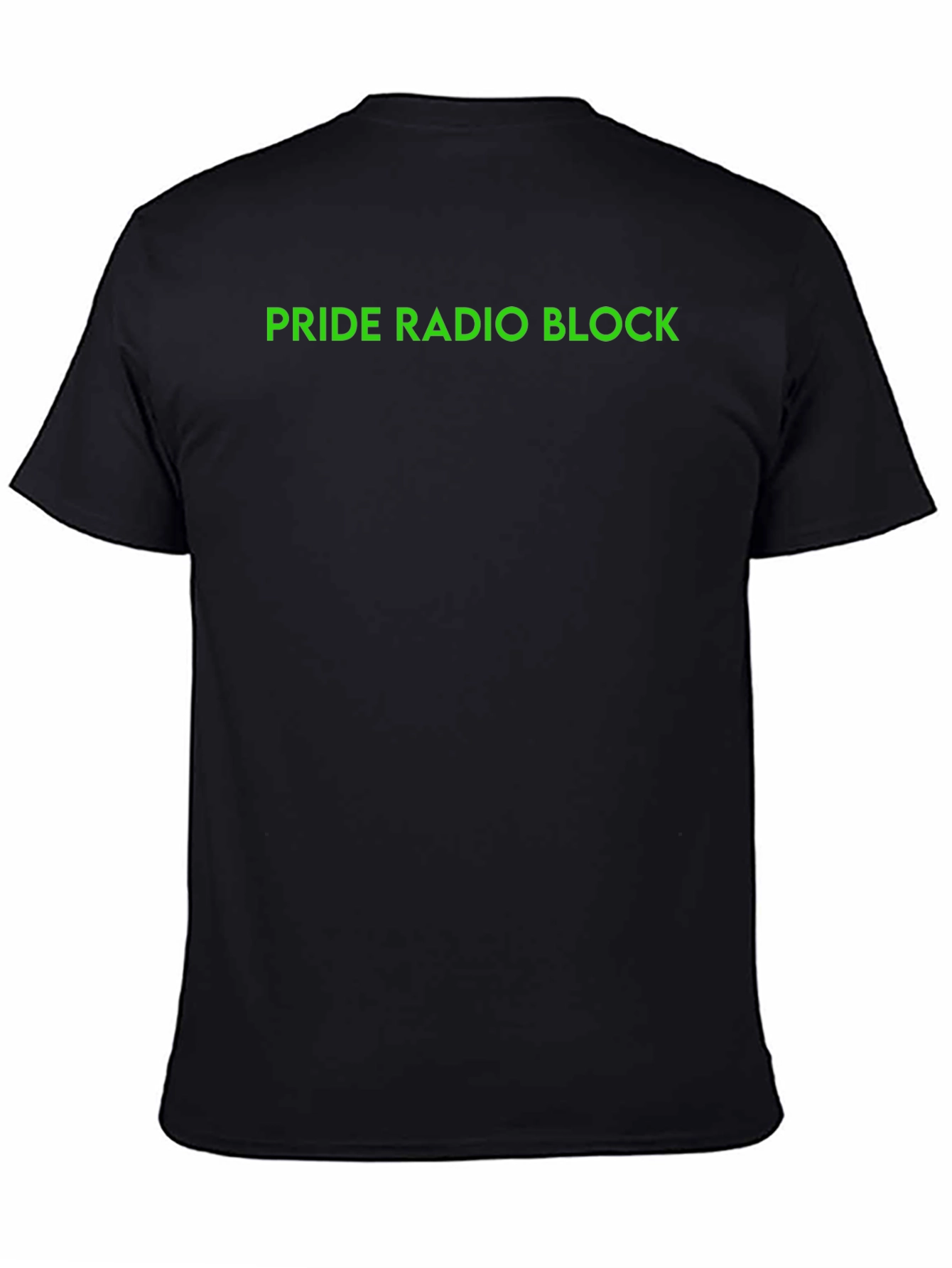 Pride Radio Block Graphic Tee - Black