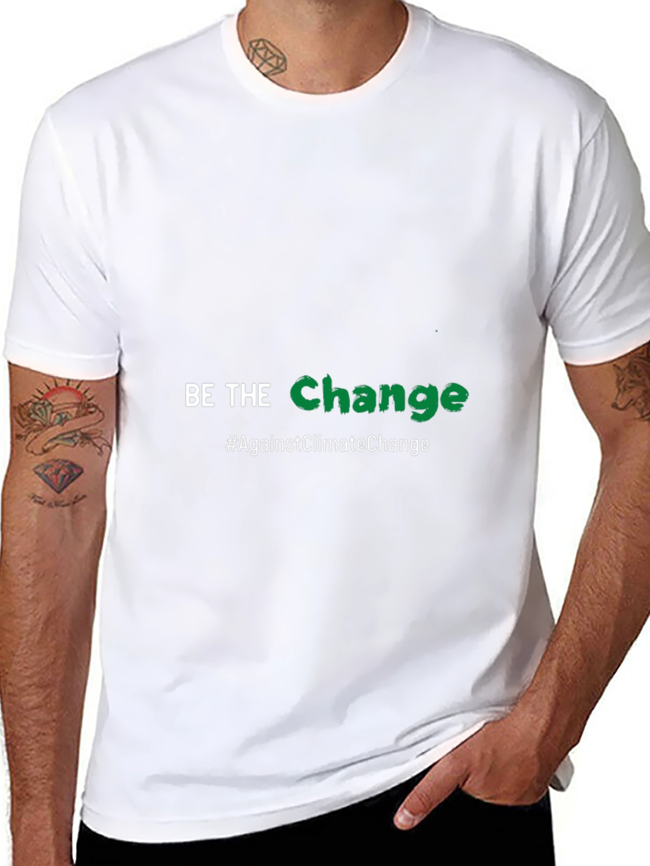 Be the Change T-Shirt - Against Climate Change