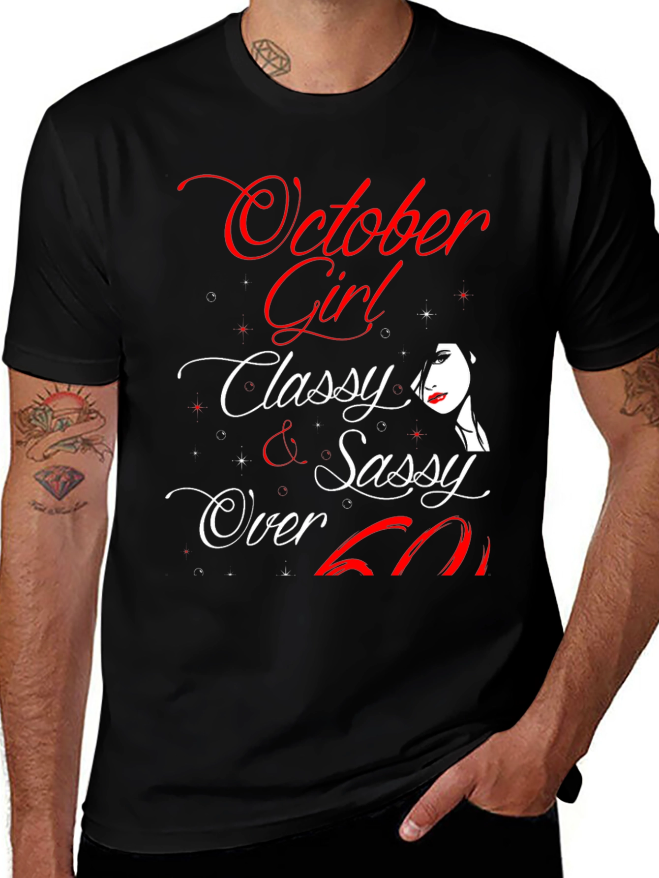October Girl Classy Sassy Over 60 Birthday T-Shirt