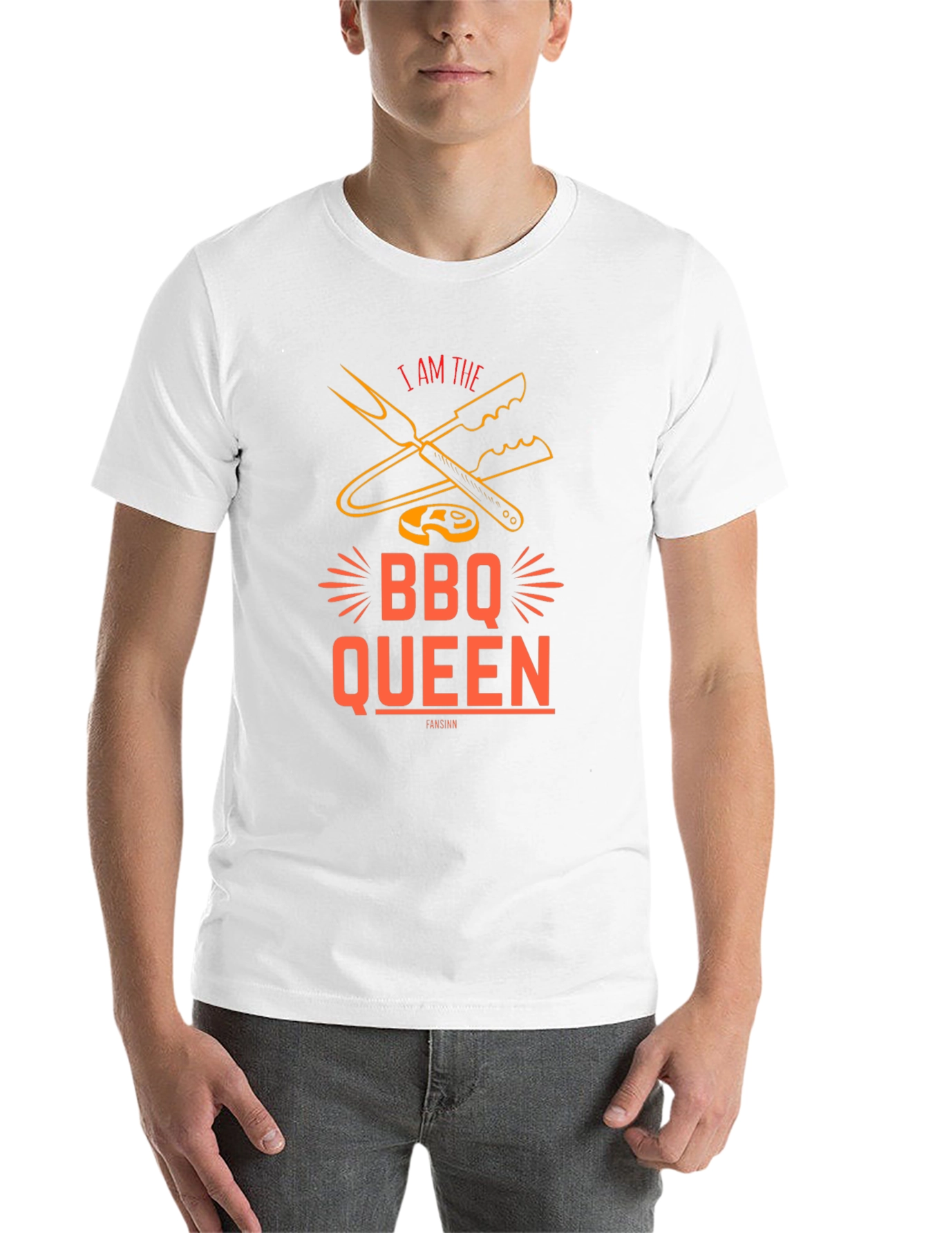 BBQ Queen Graphic Tee - Grill Master Shirt
