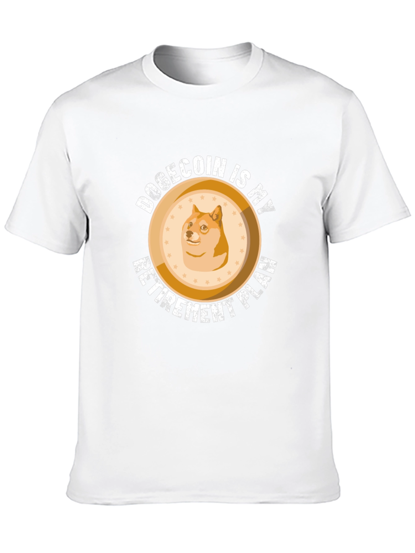 Dogecoin Retirement Plan Black T-Shirt