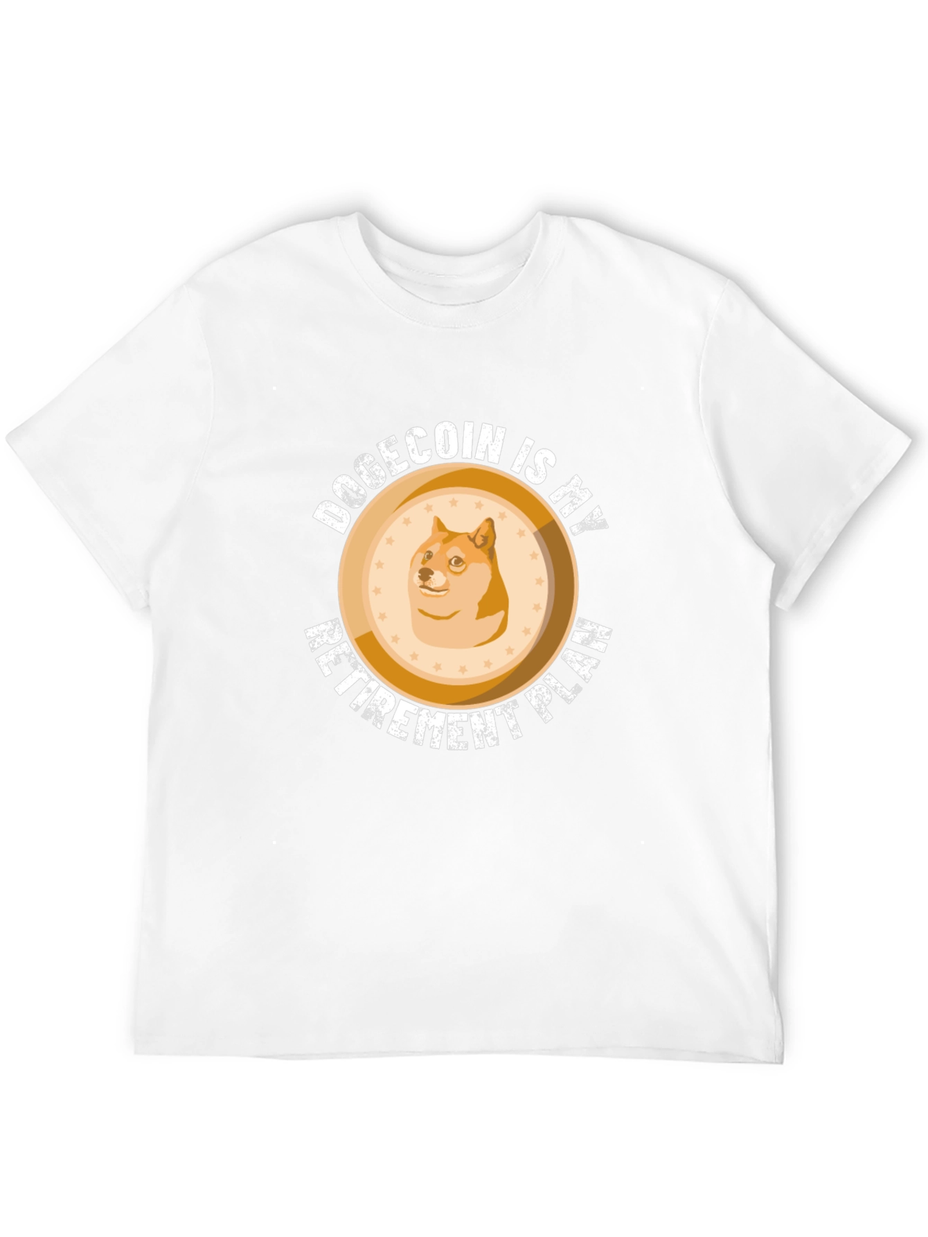 Dogecoin Retirement Plan Black T-Shirt