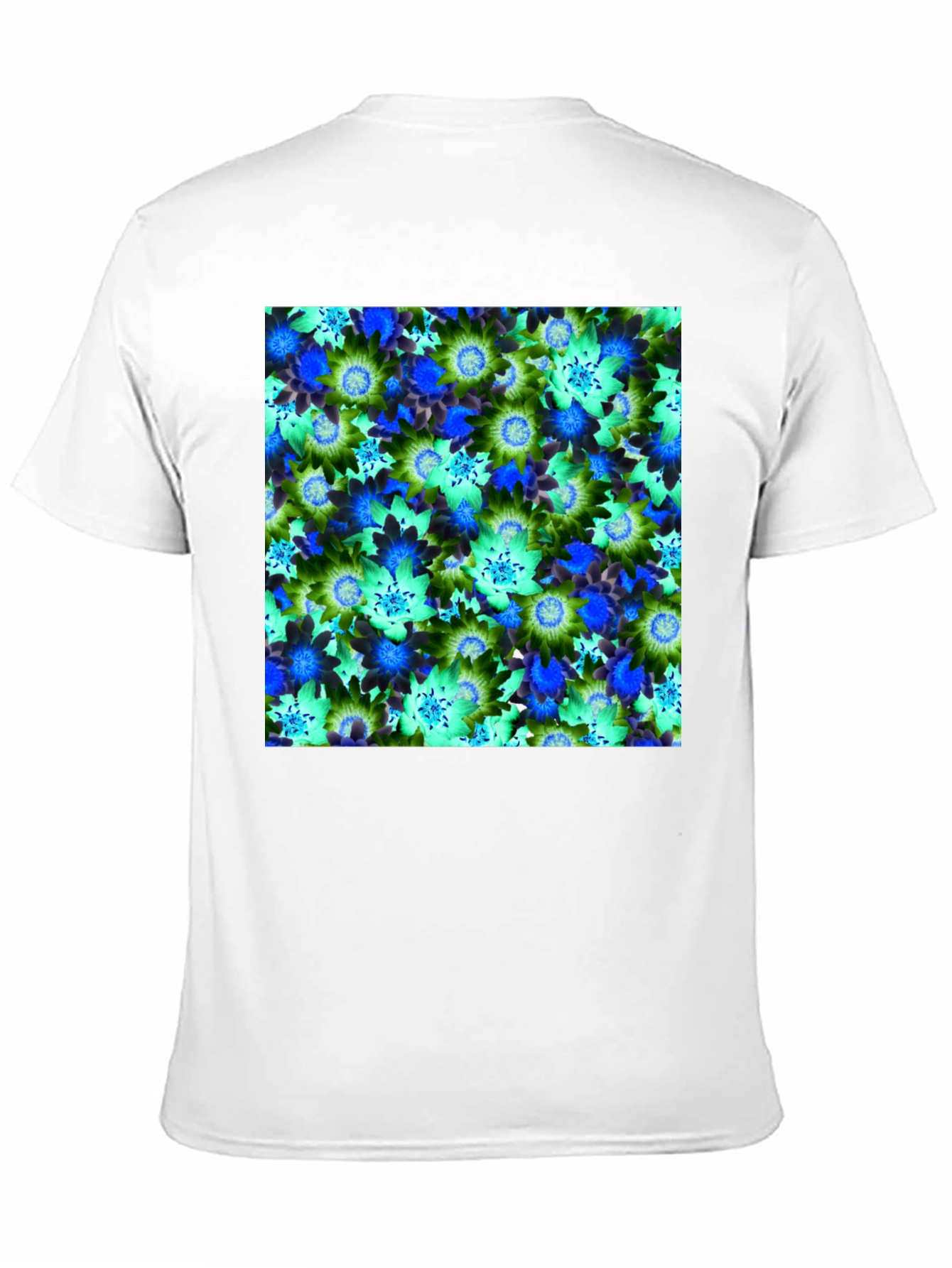 Floral Pattern T-Shirt - Vivid Design