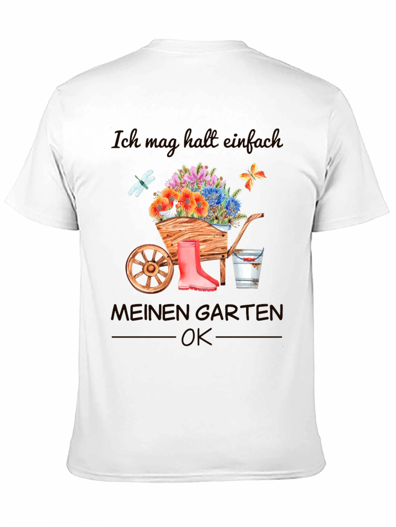 Gardener T-Shirt Floral Design