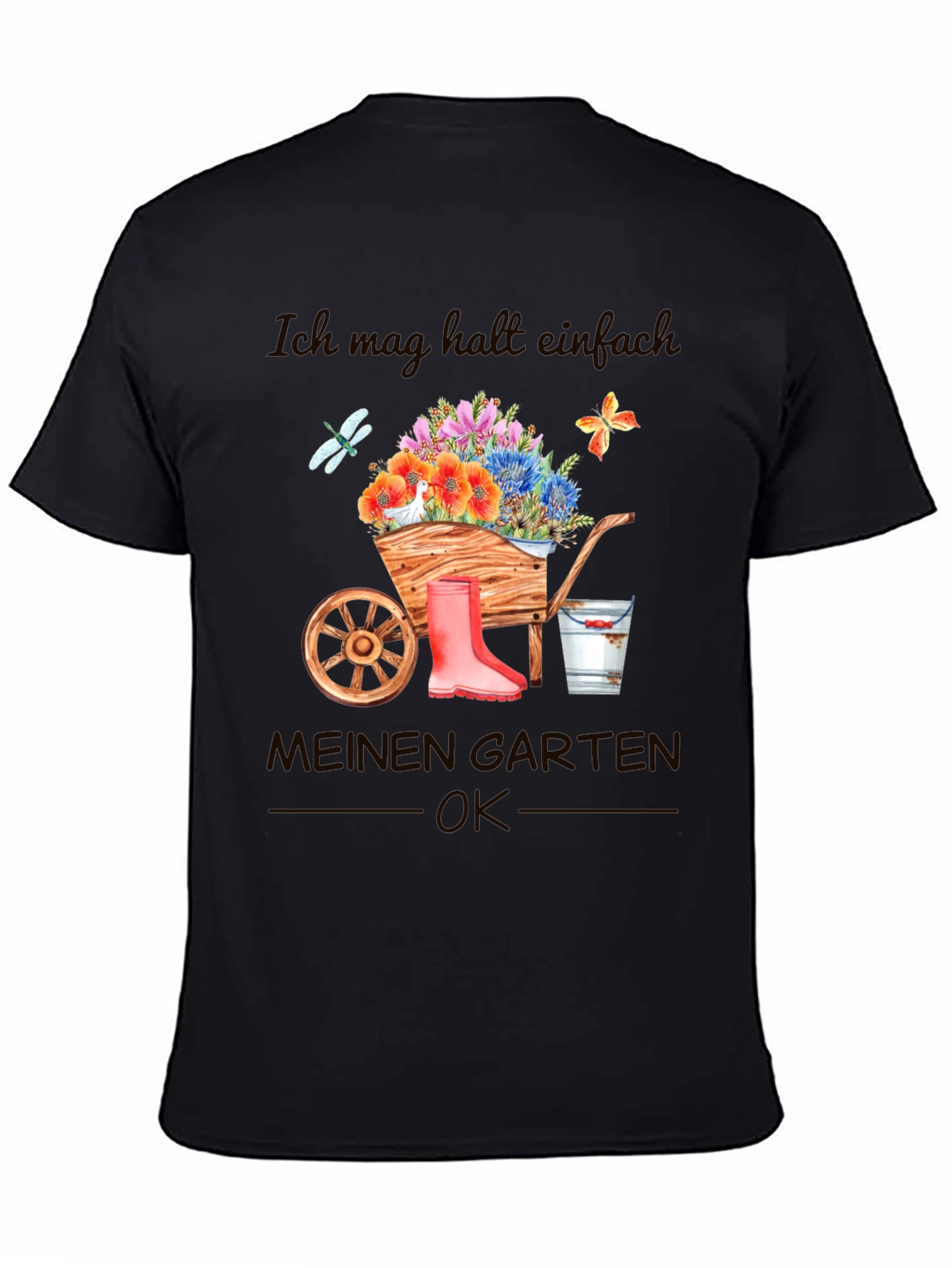 Gardener T-Shirt Floral Design