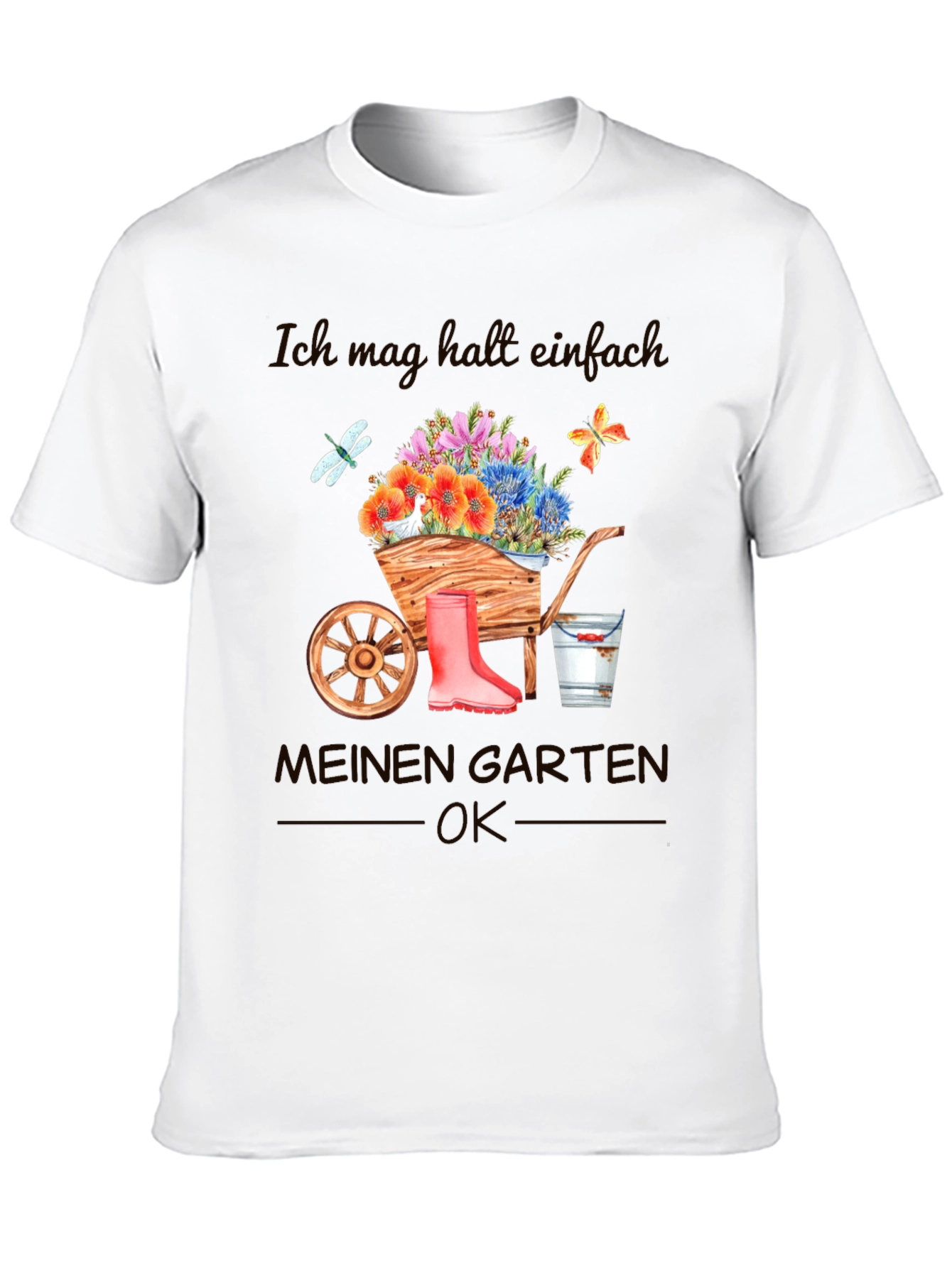Gardener T-Shirt Floral Design