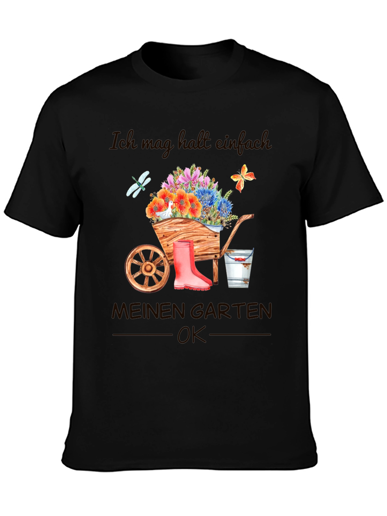 Gardener T-Shirt Floral Design