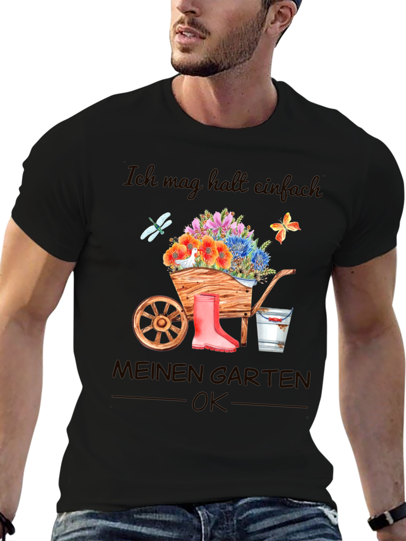 Gardener T-Shirt Floral Design