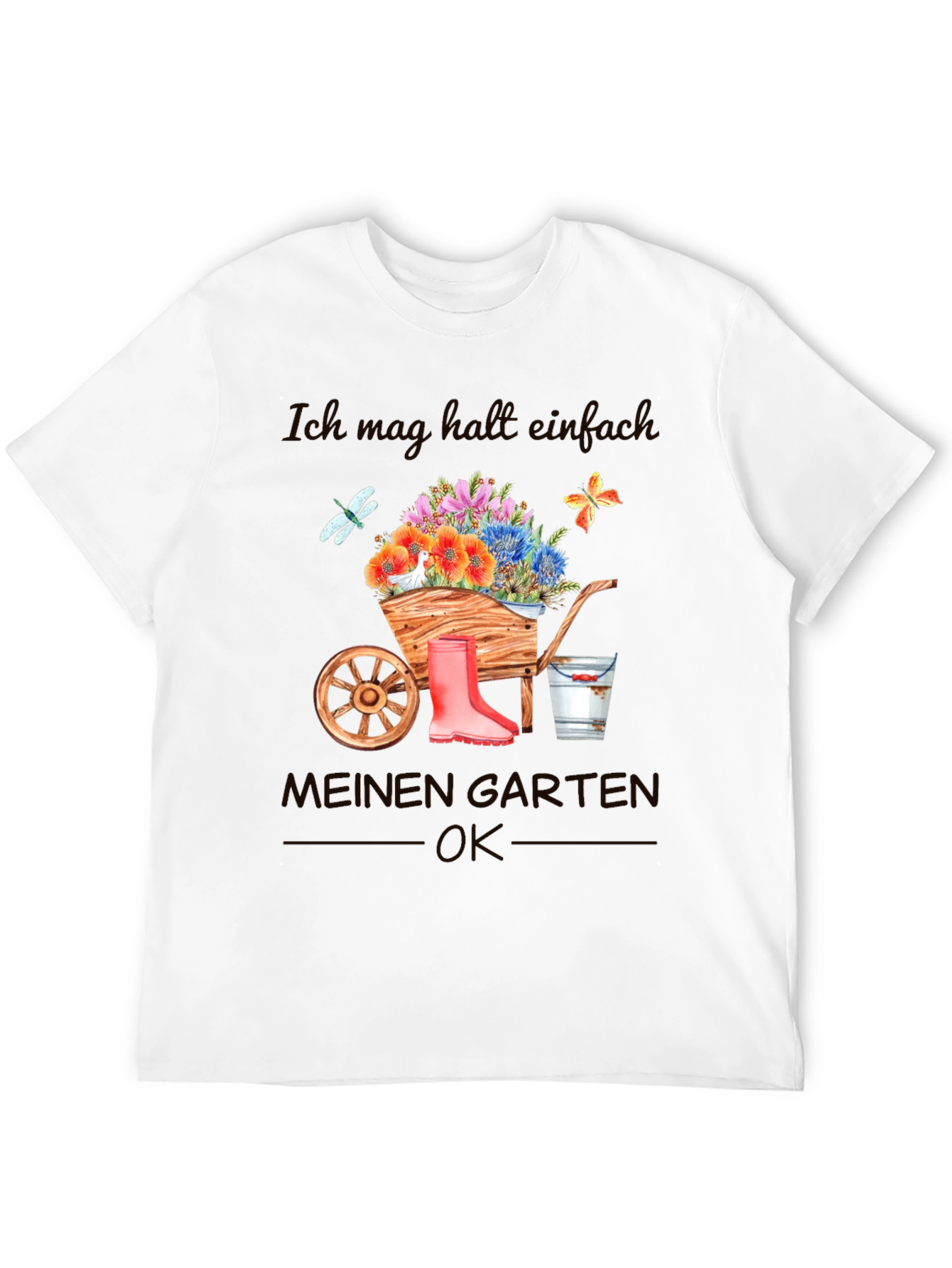 Gardener T-Shirt Floral Design