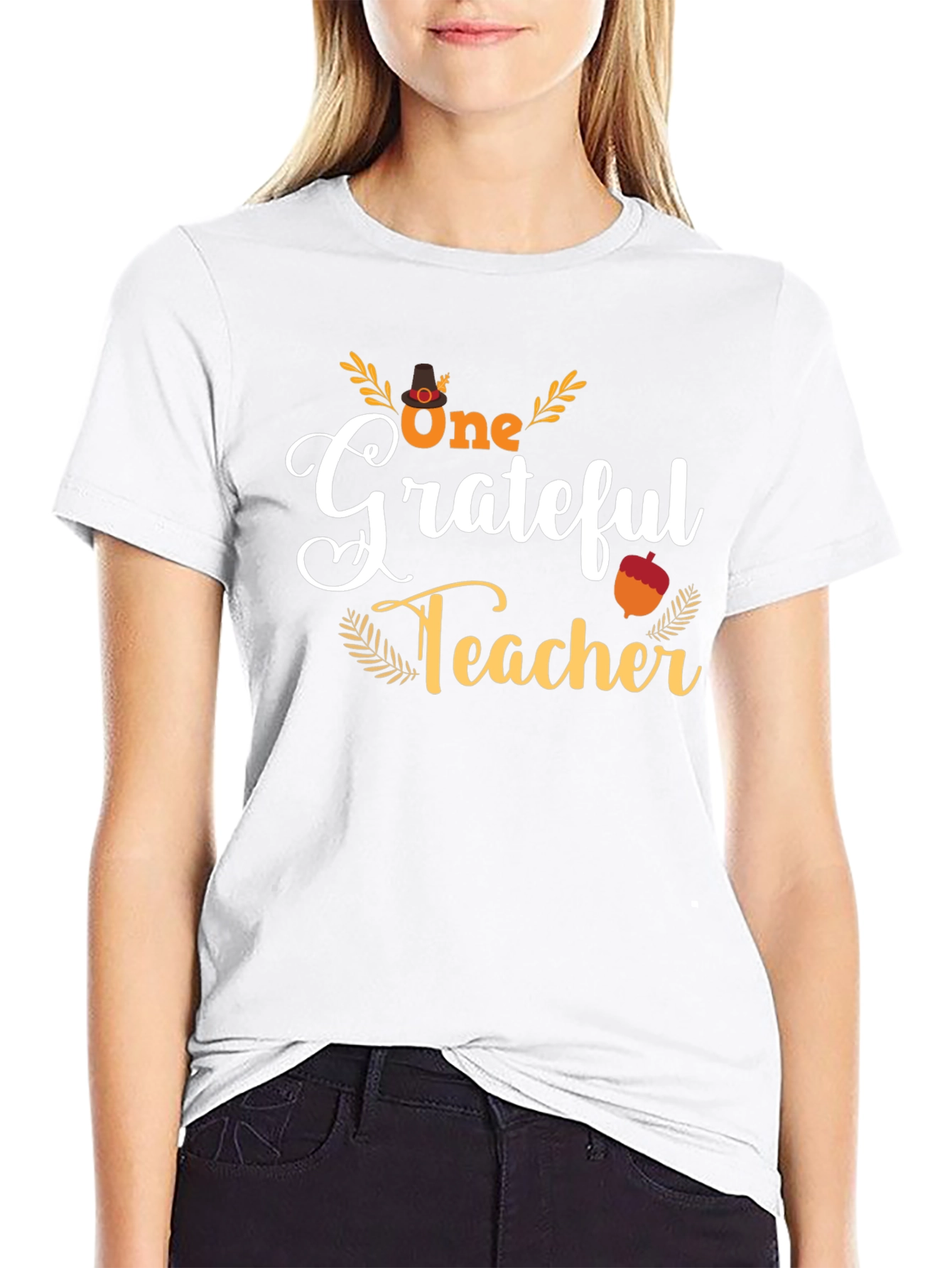 Grateful Teacher Black T-Shirt