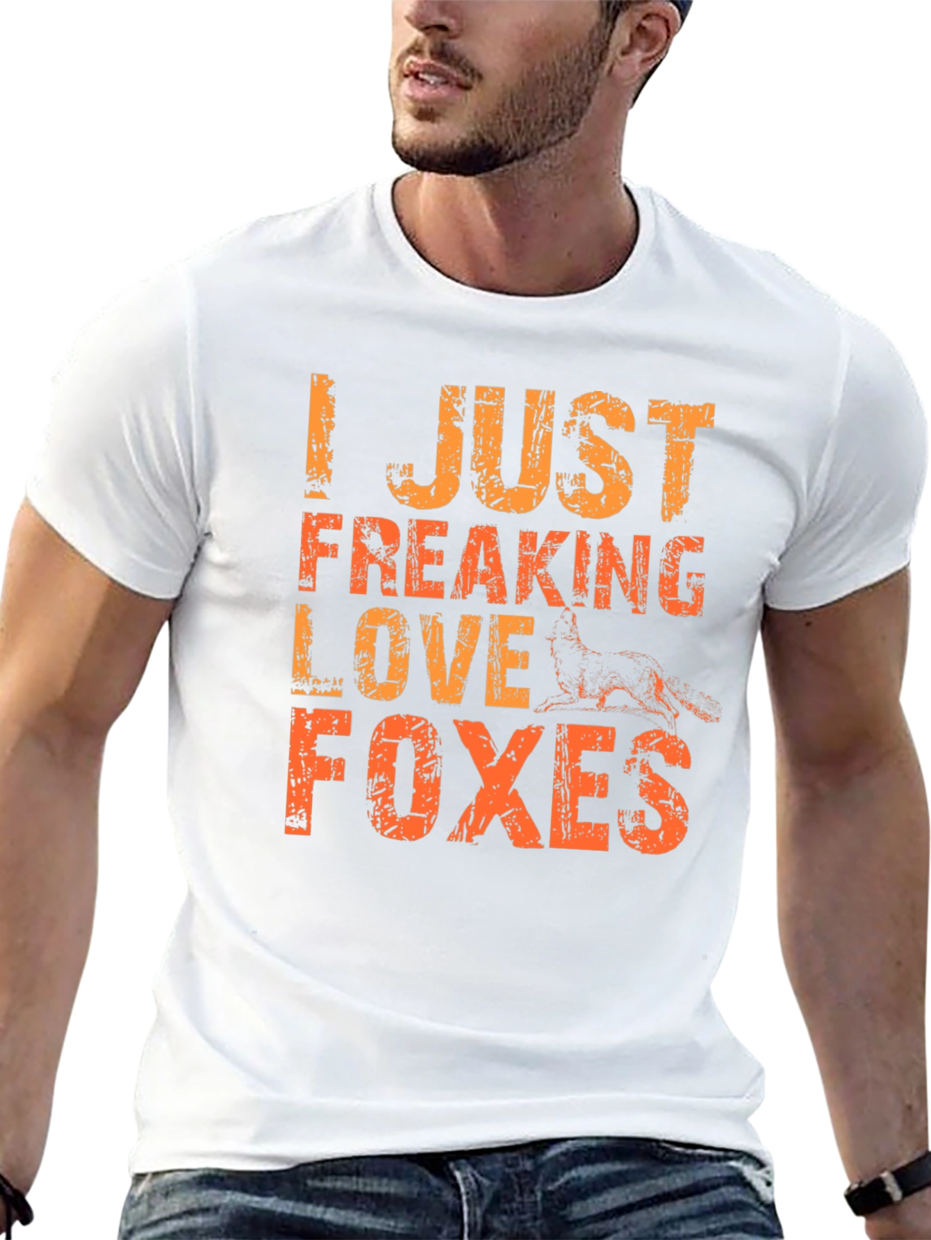 I Love Foxes Graphic T-Shirt