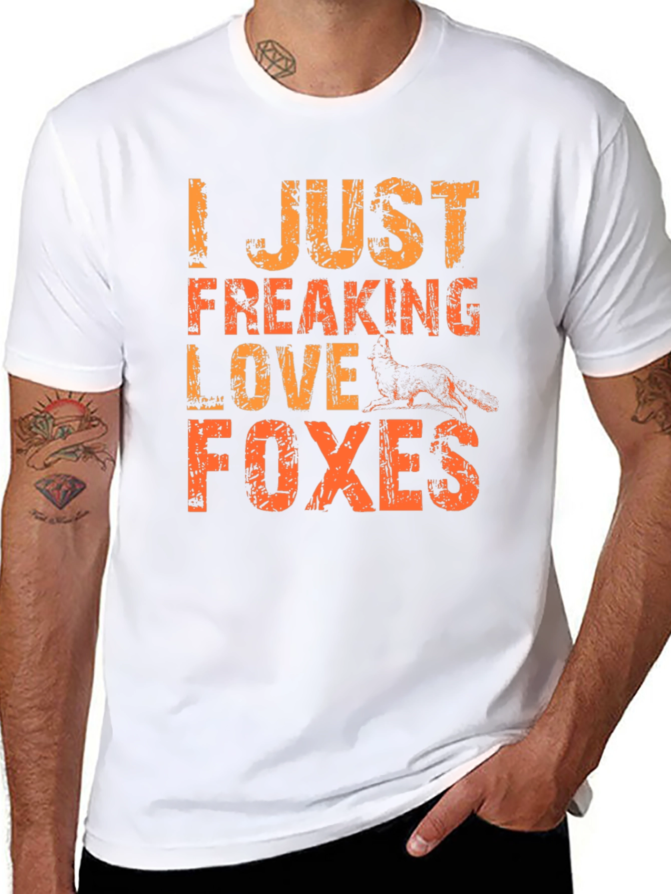 I Love Foxes Graphic T-Shirt