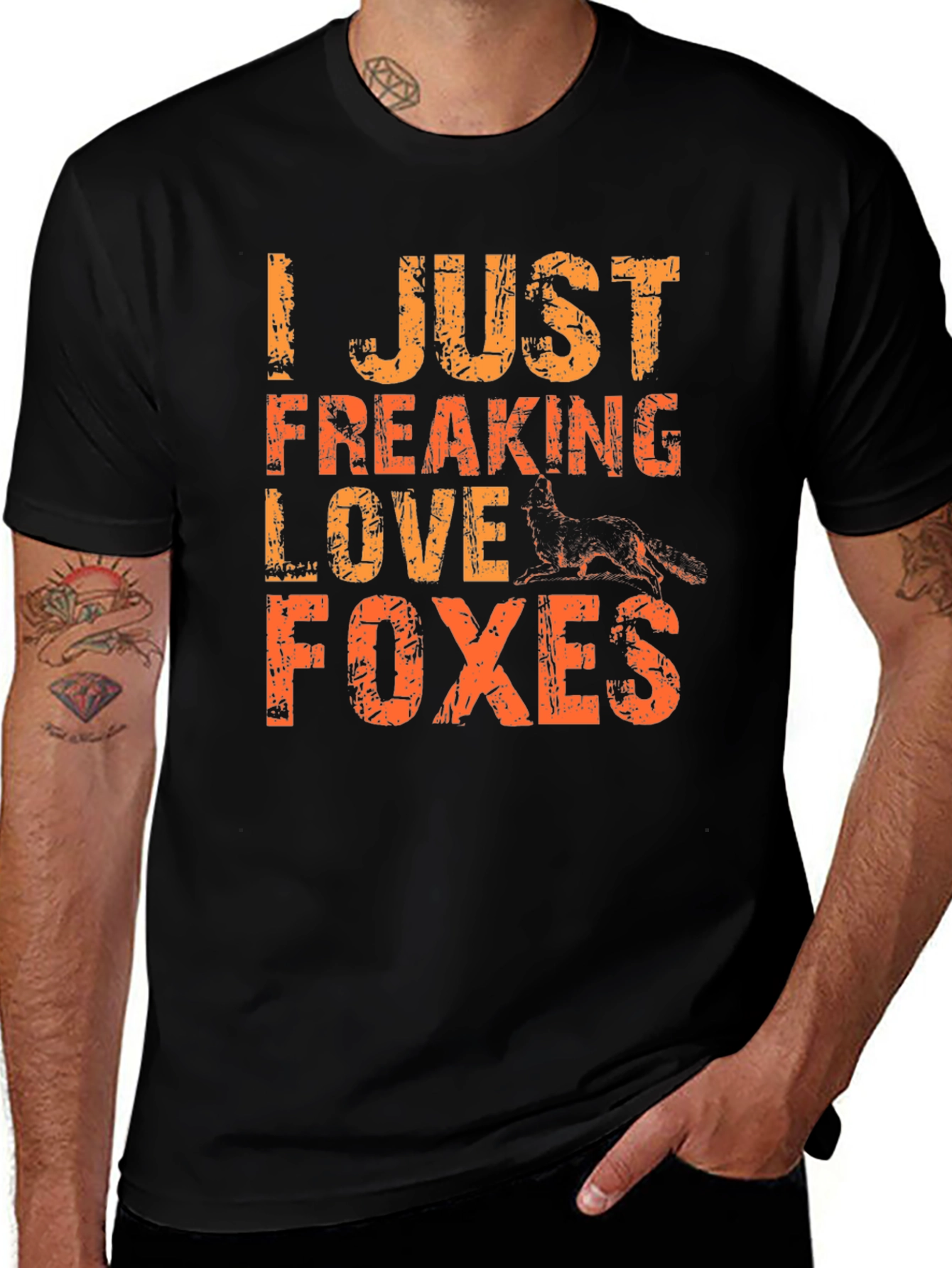 I Love Foxes Graphic T-Shirt