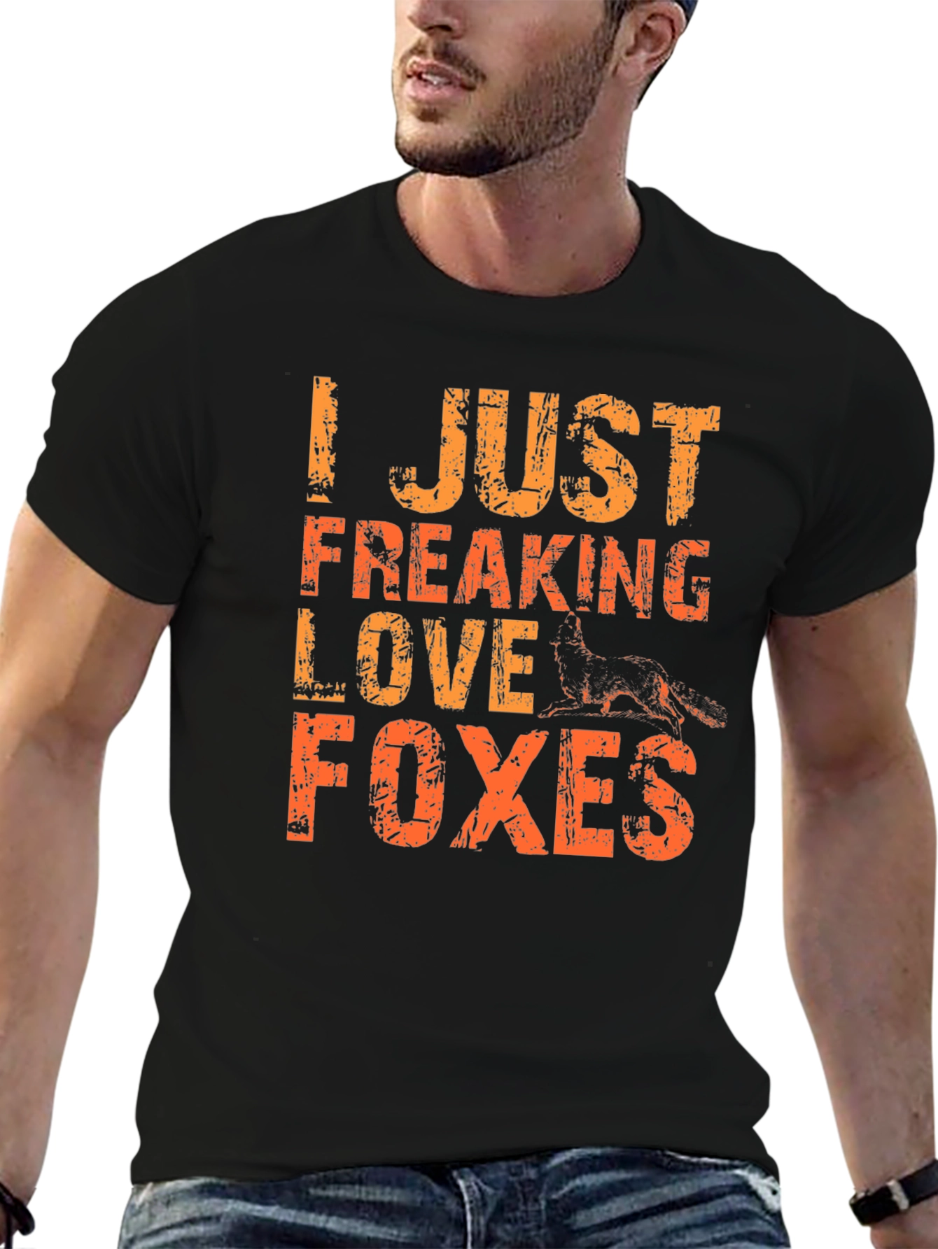 I Love Foxes Graphic T-Shirt