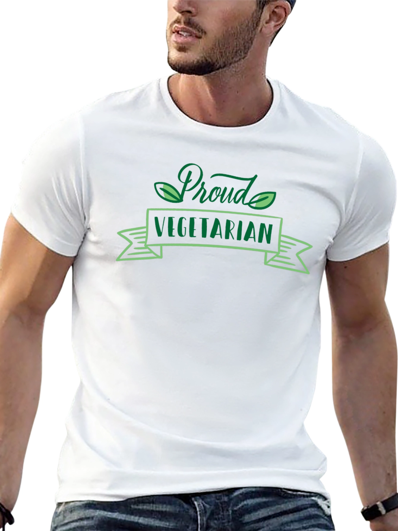 Proud Vegetarian Graphic T-Shirt