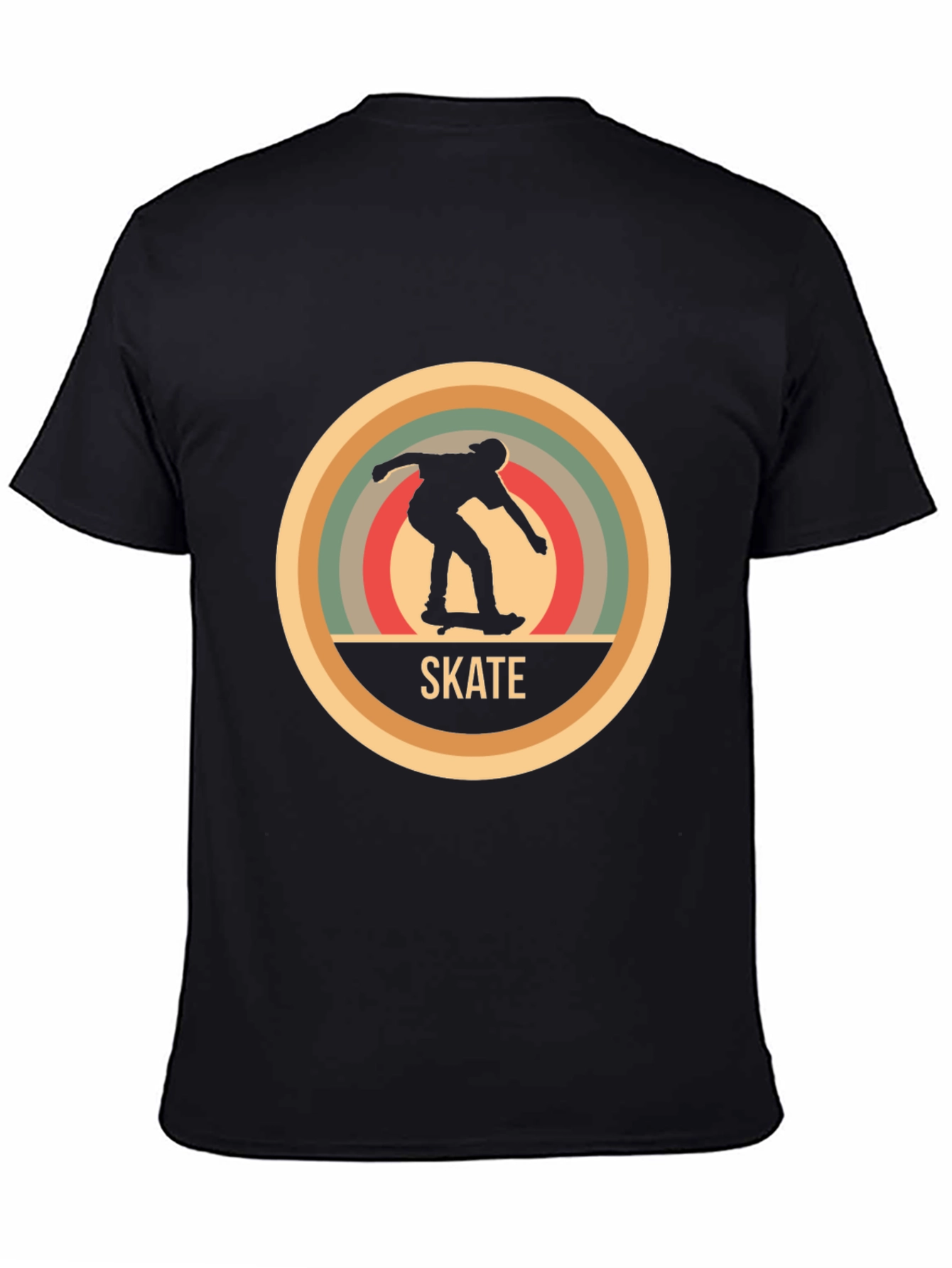 Retro Skate T-Shirt - Stylish Skateboarder Tee