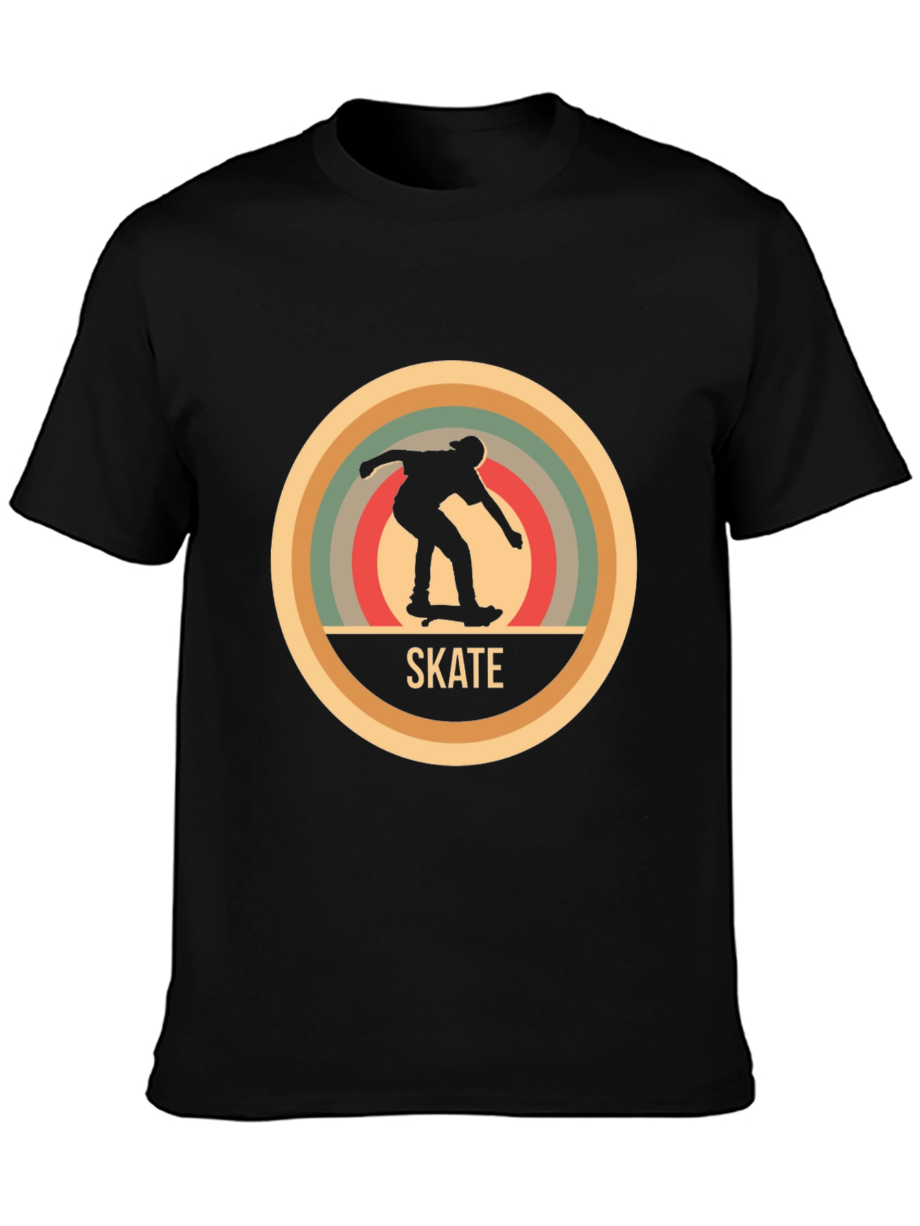 Retro Skate T-Shirt - Stylish Skateboarder Tee