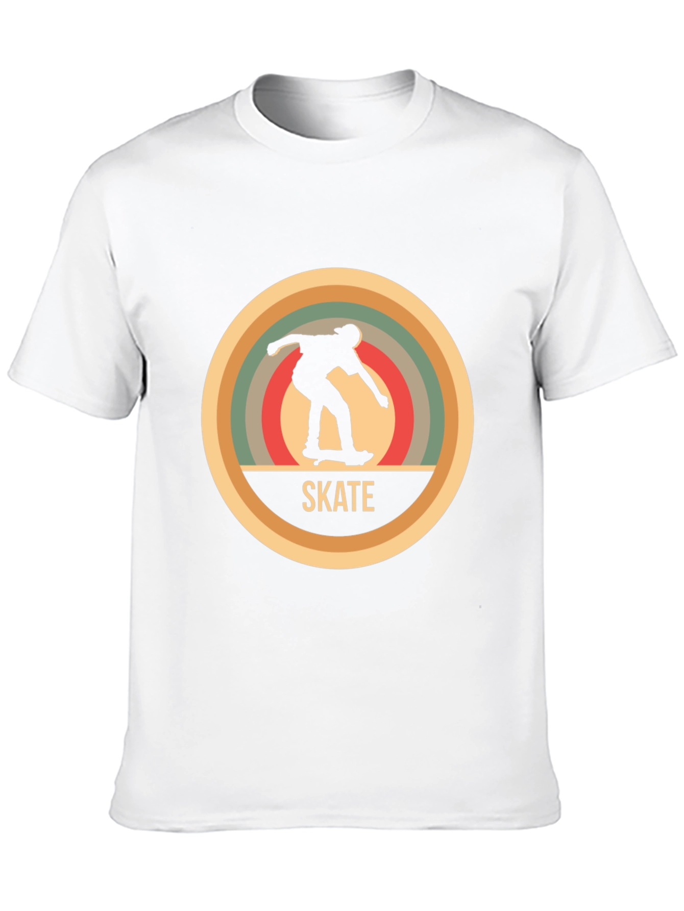 Retro Skate T-Shirt - Stylish Skateboarder Tee
