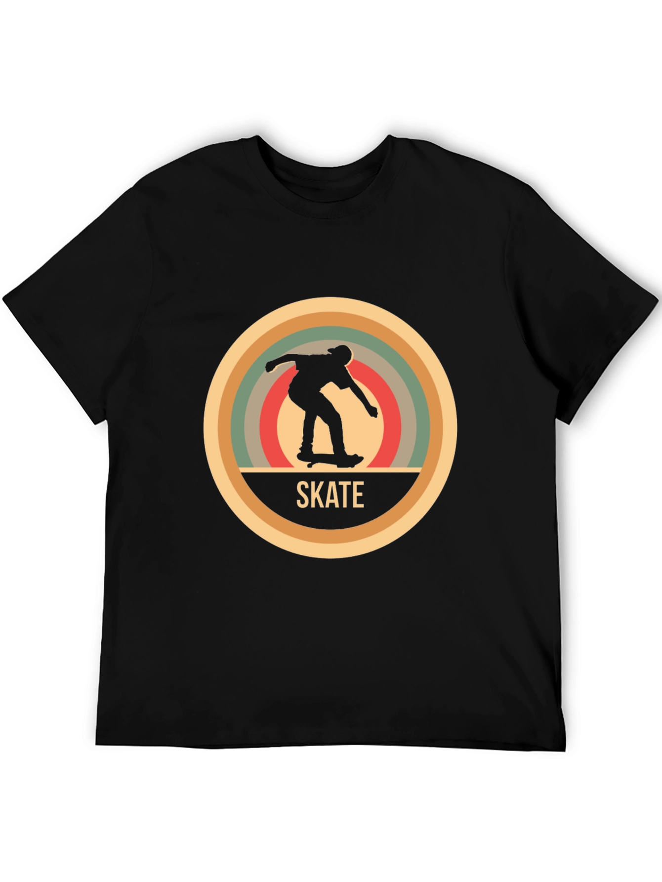 Retro Skate T-Shirt - Stylish Skateboarder Tee