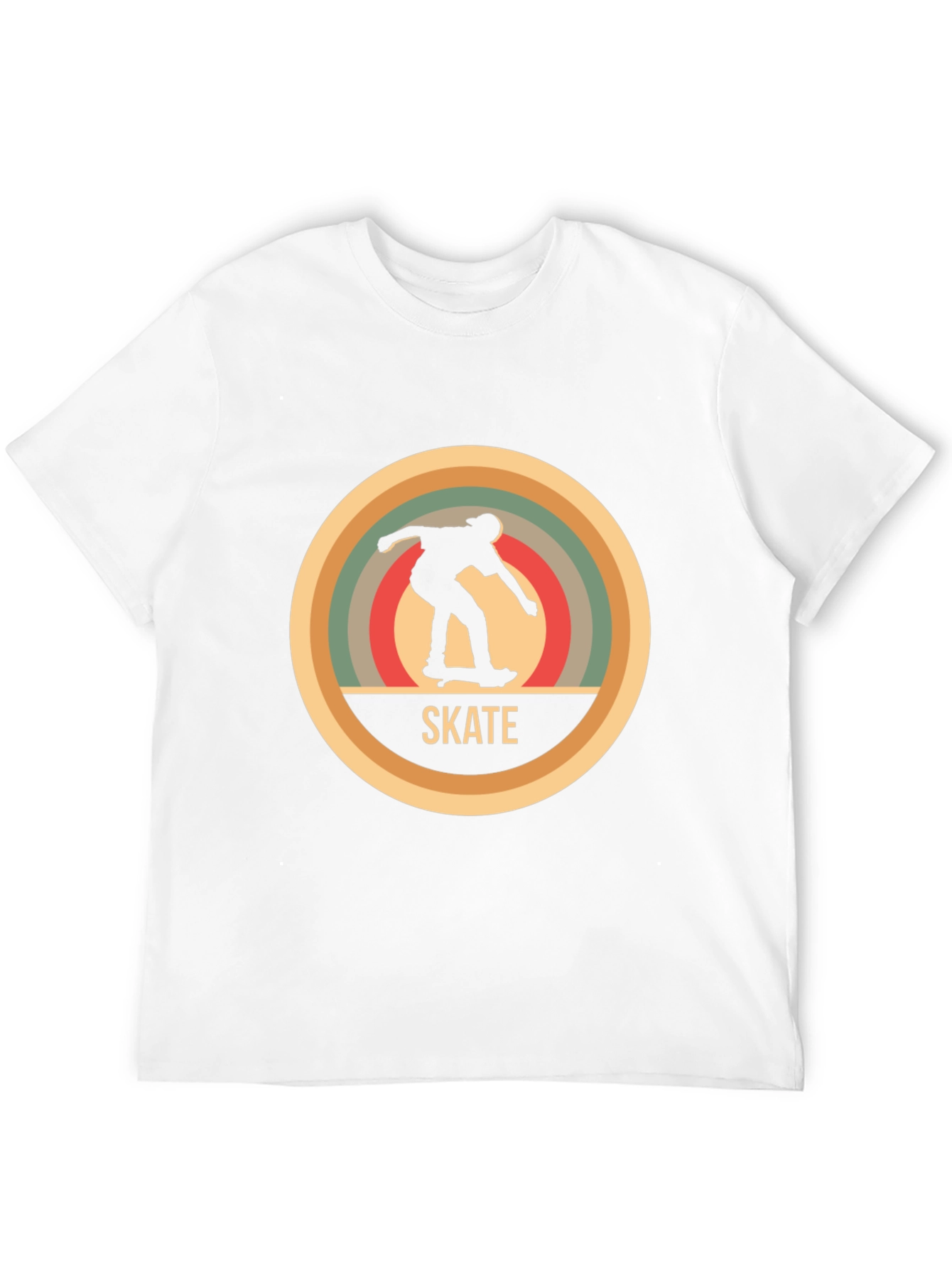 Retro Skate T-Shirt - Stylish Skateboarder Tee