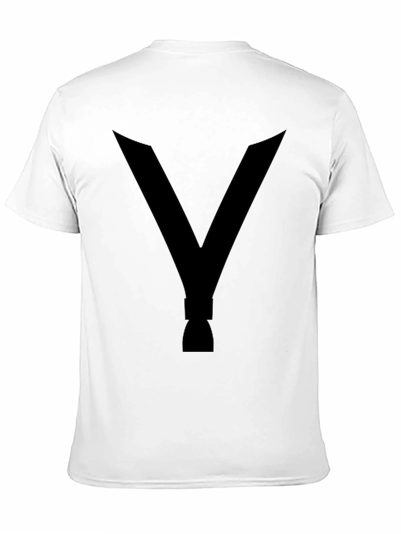 Black T-Shirt with Rocket Graphic