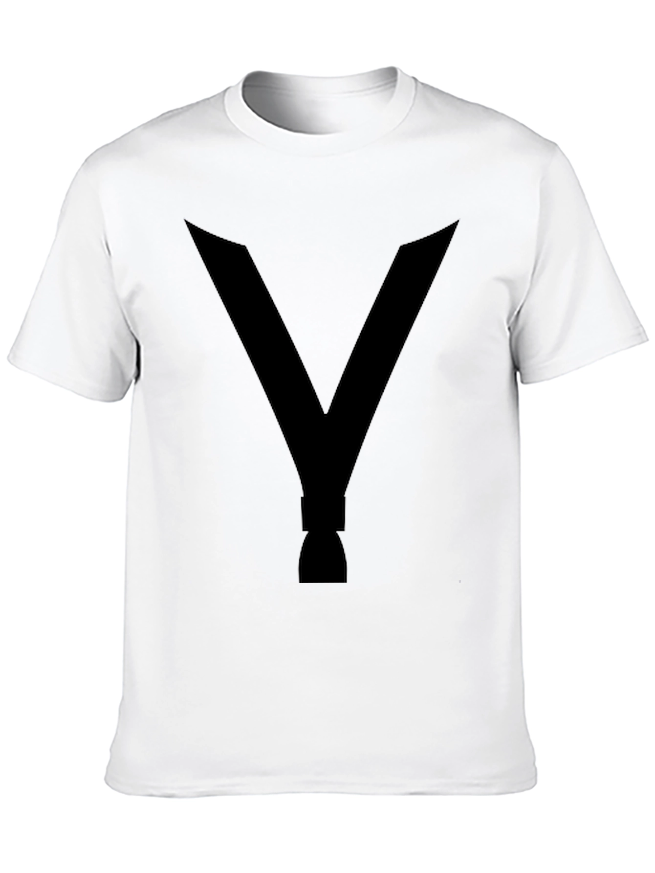 Black T-Shirt with Rocket Graphic