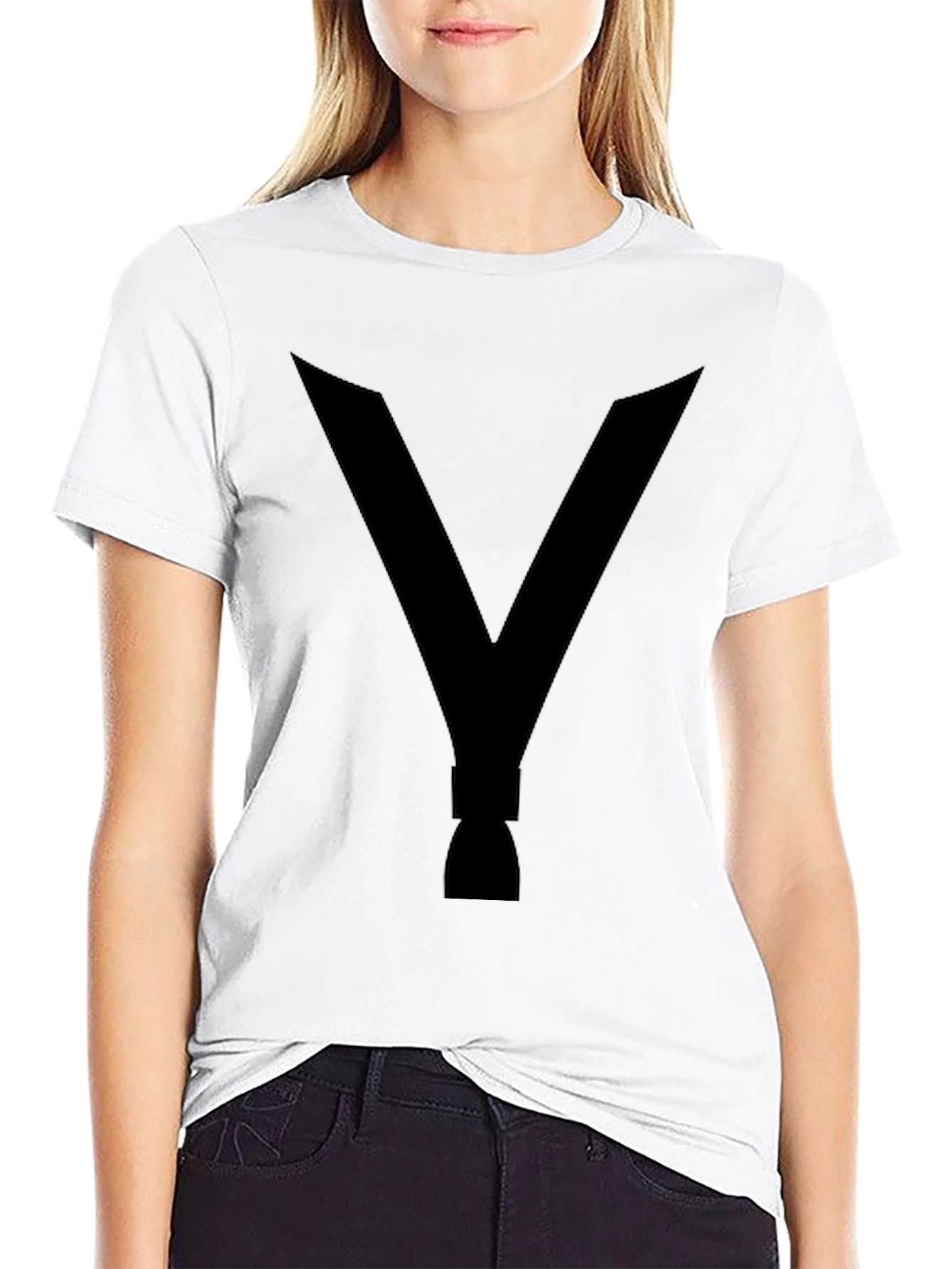 Black T-Shirt with Rocket Graphic
