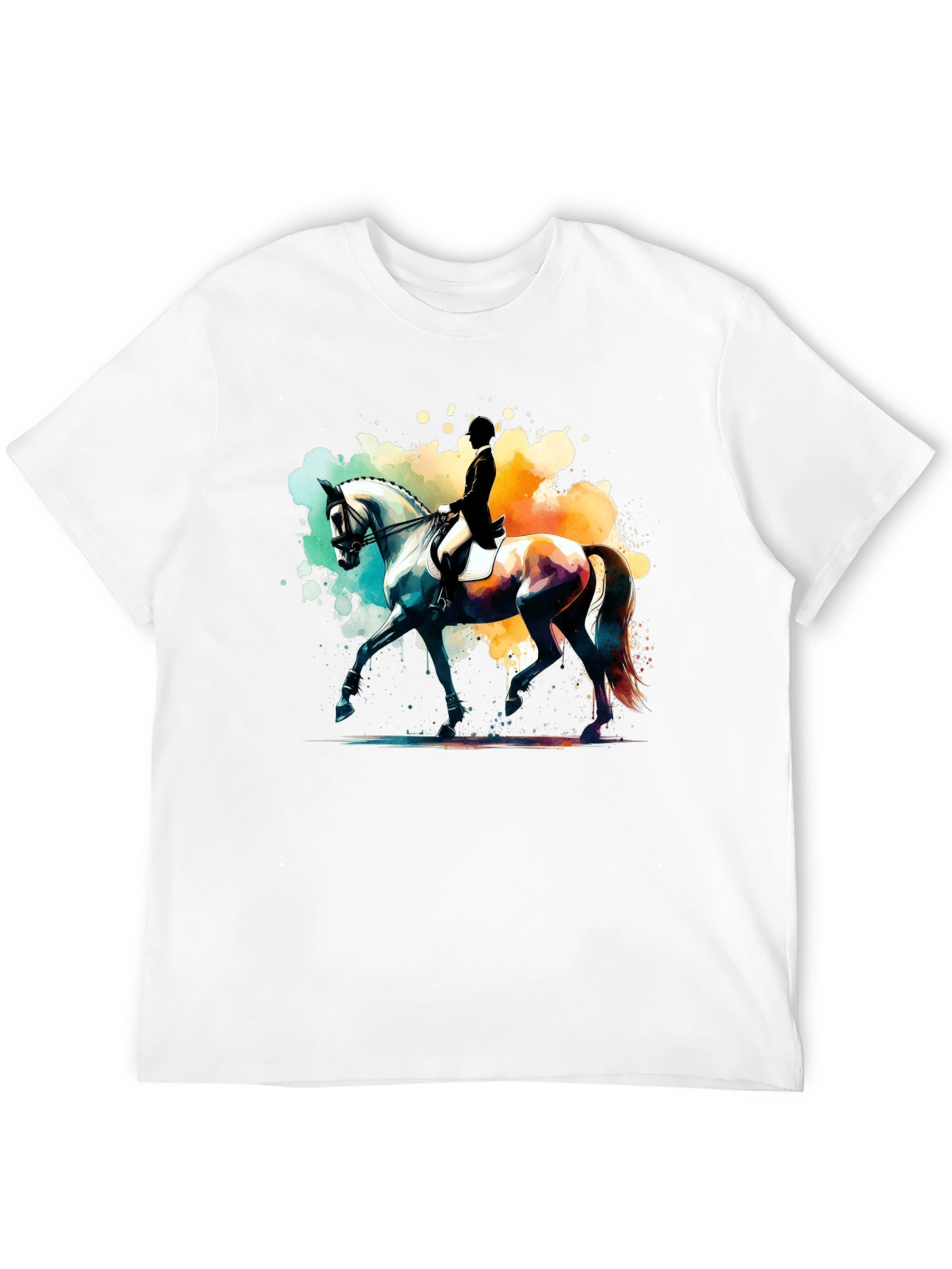 Equestrian Watercolor Graphic Tee