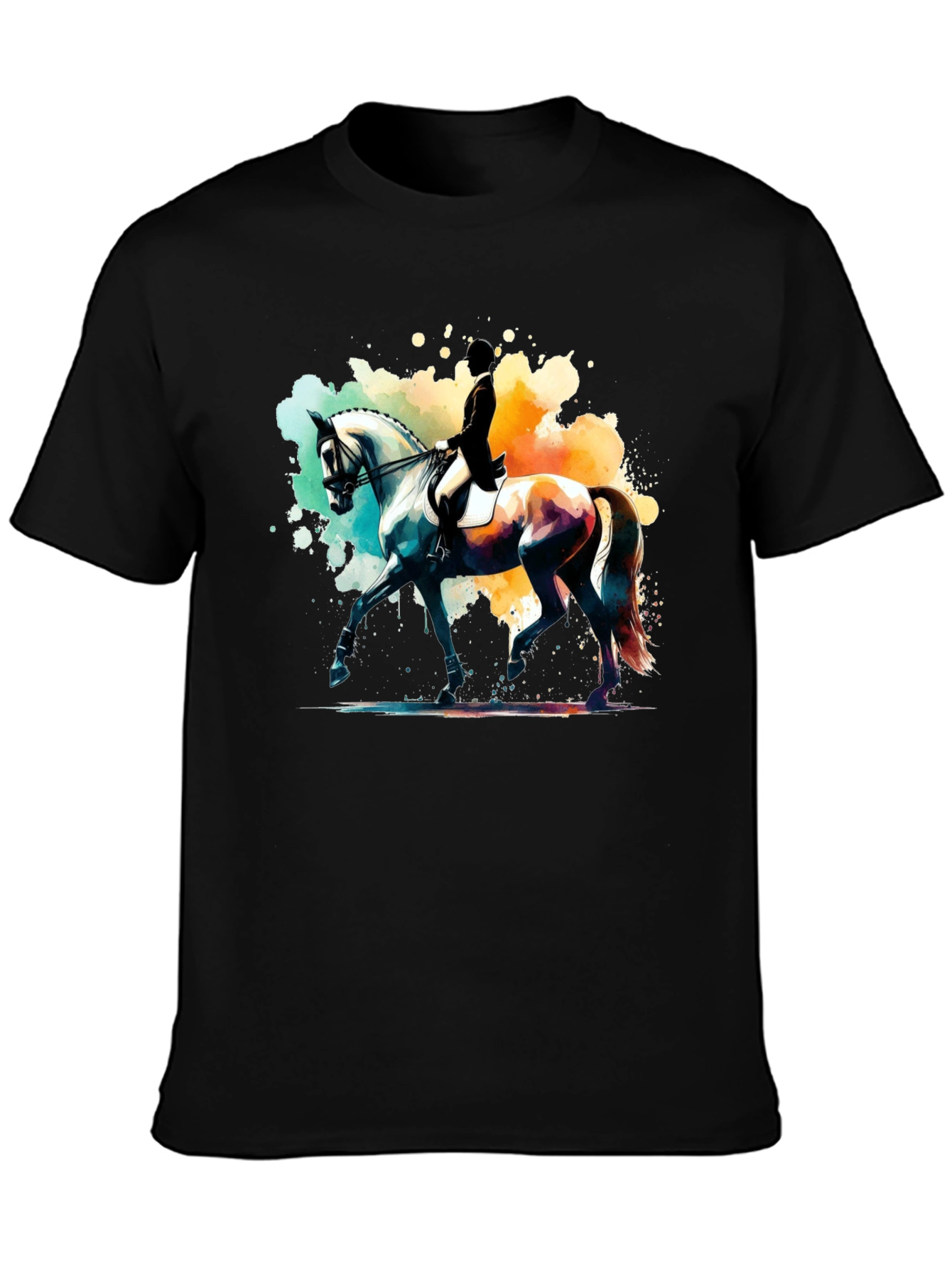Equestrian Watercolor Graphic Tee