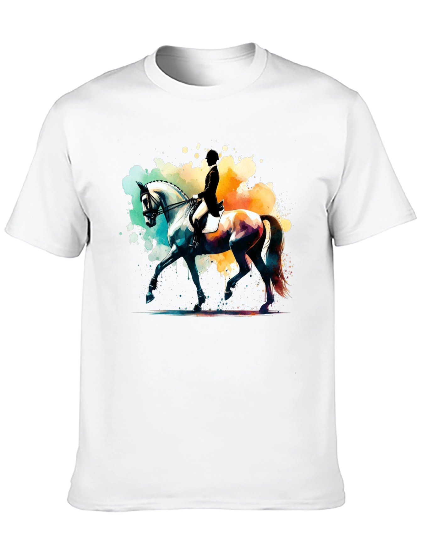 Equestrian Watercolor Graphic Tee