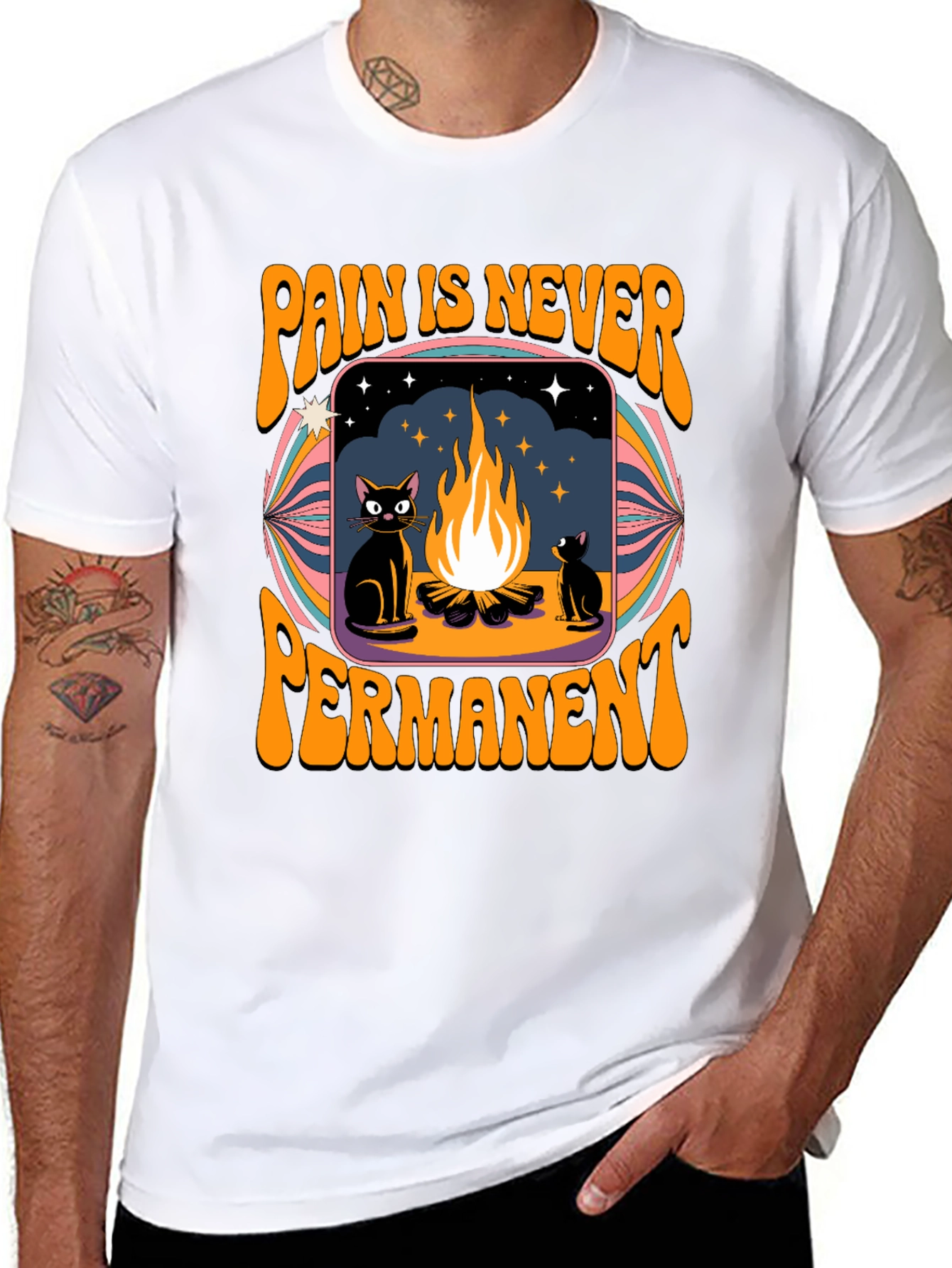 Pain is Never Permanent Graphic Tee