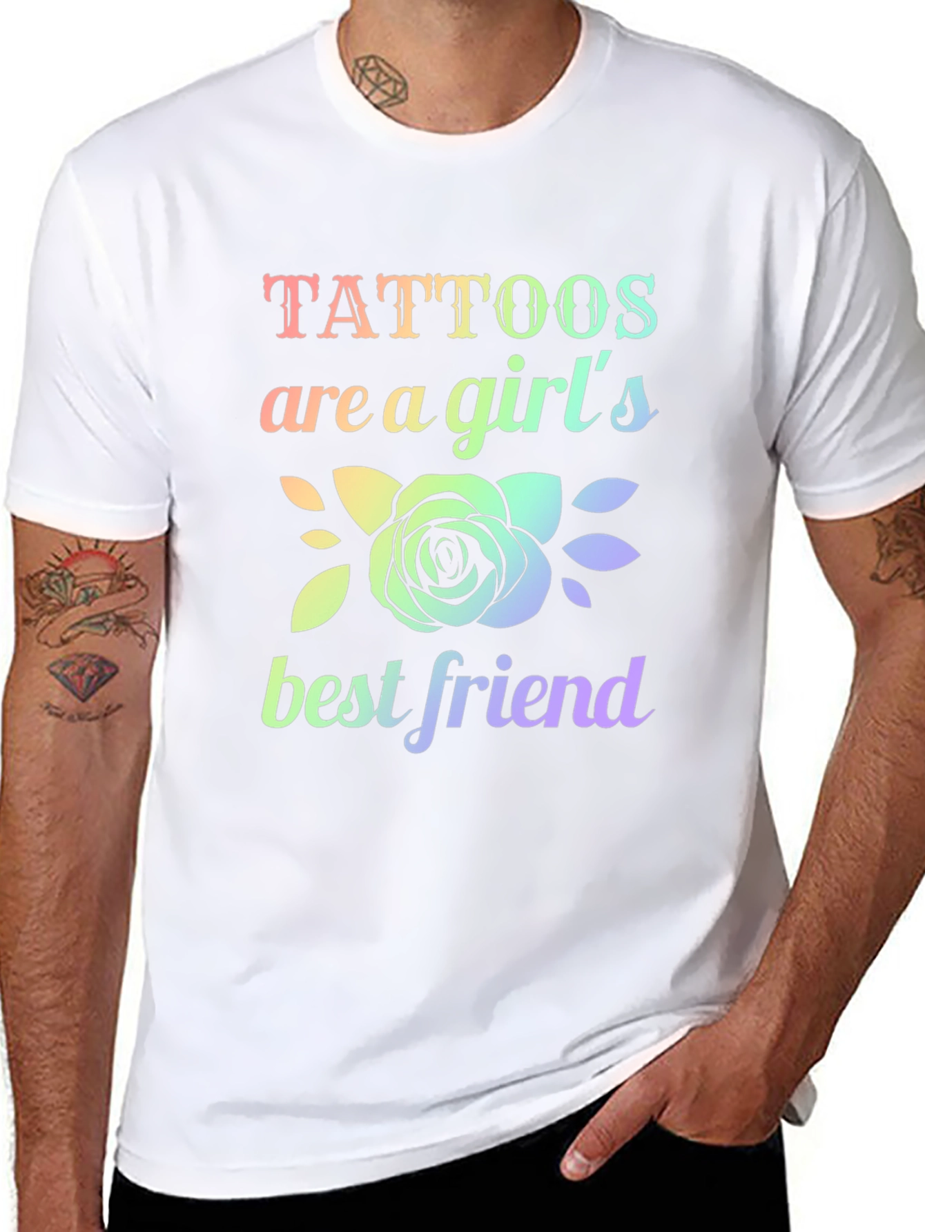 Tattoos Girls Best Friend Graphic Tee