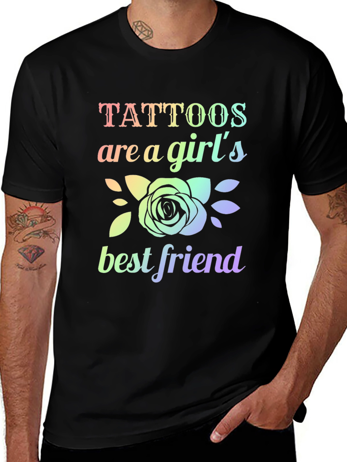 Tattoos Girls Best Friend Graphic Tee