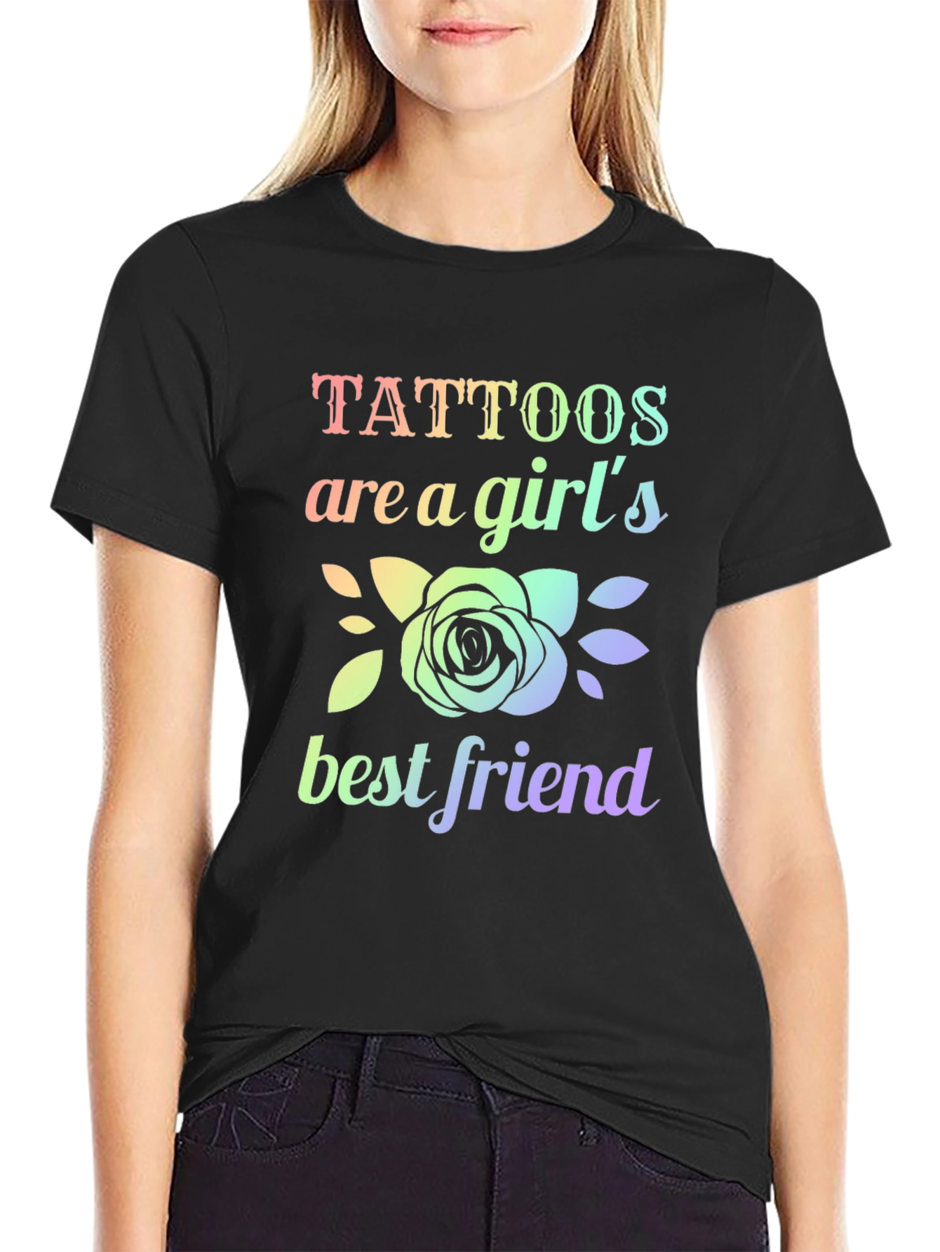 Tattoos Girls Best Friend Graphic Tee