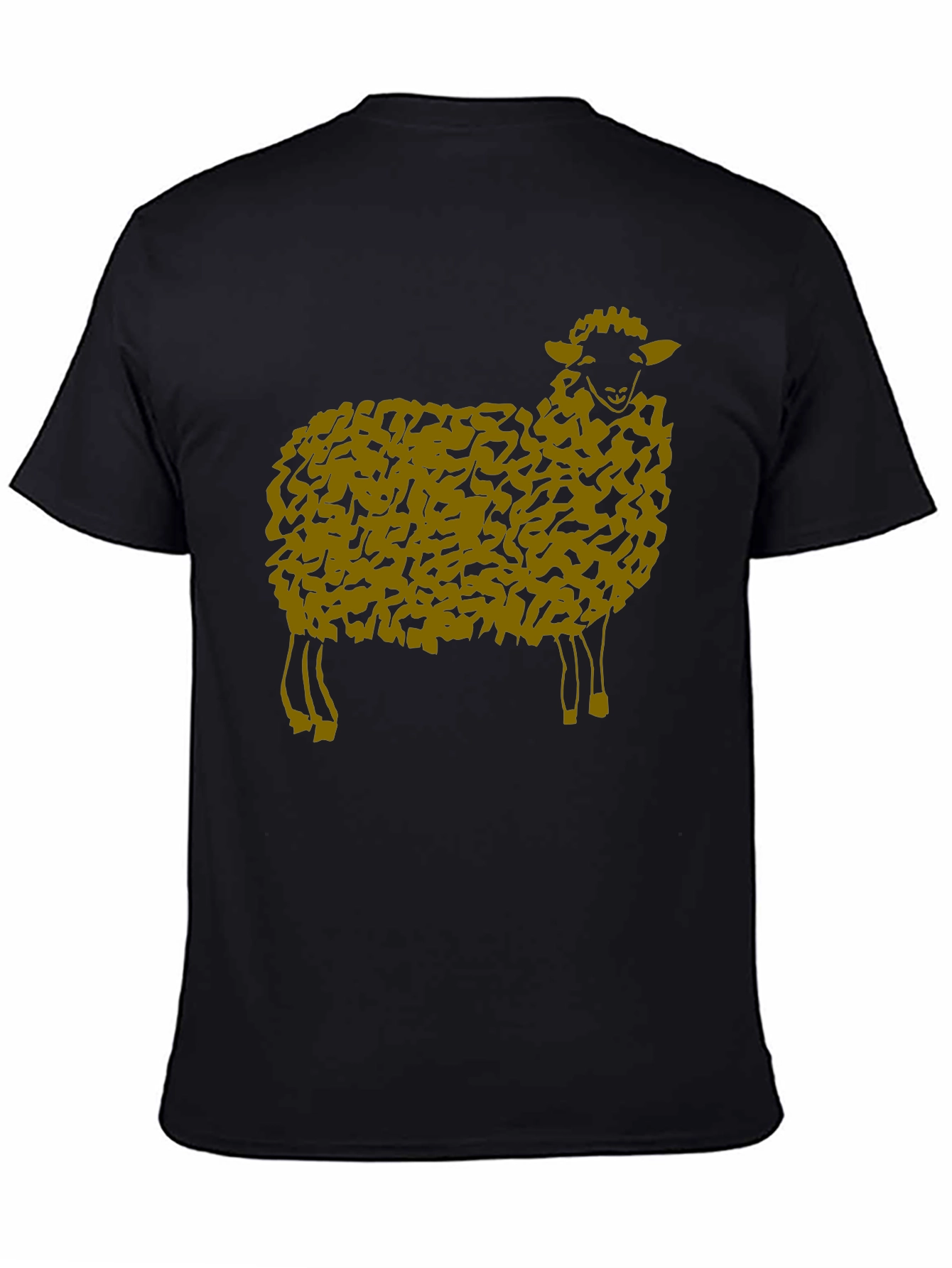 Sheep Graphic Black T-Shirt