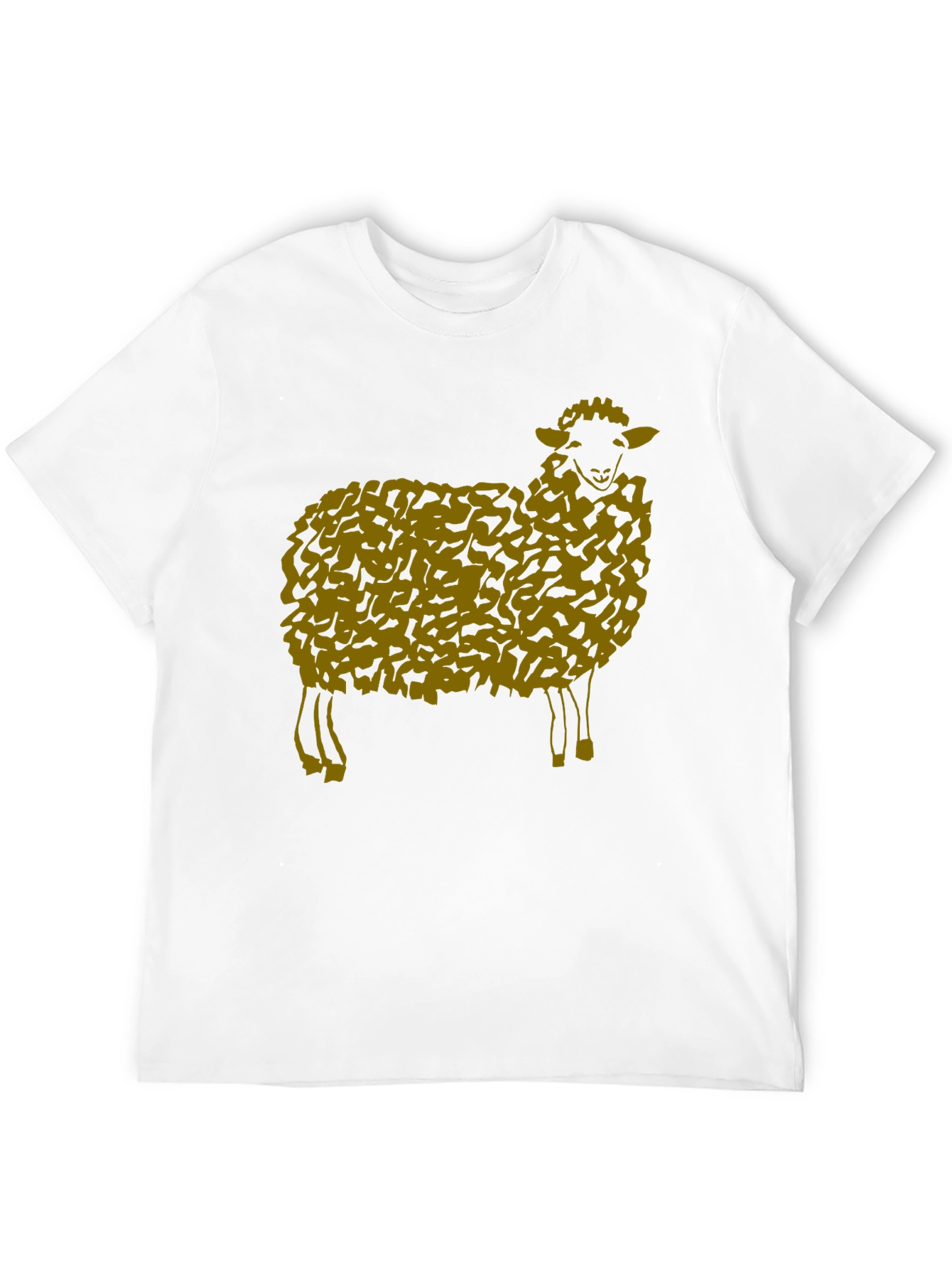 Sheep Graphic Black T-Shirt