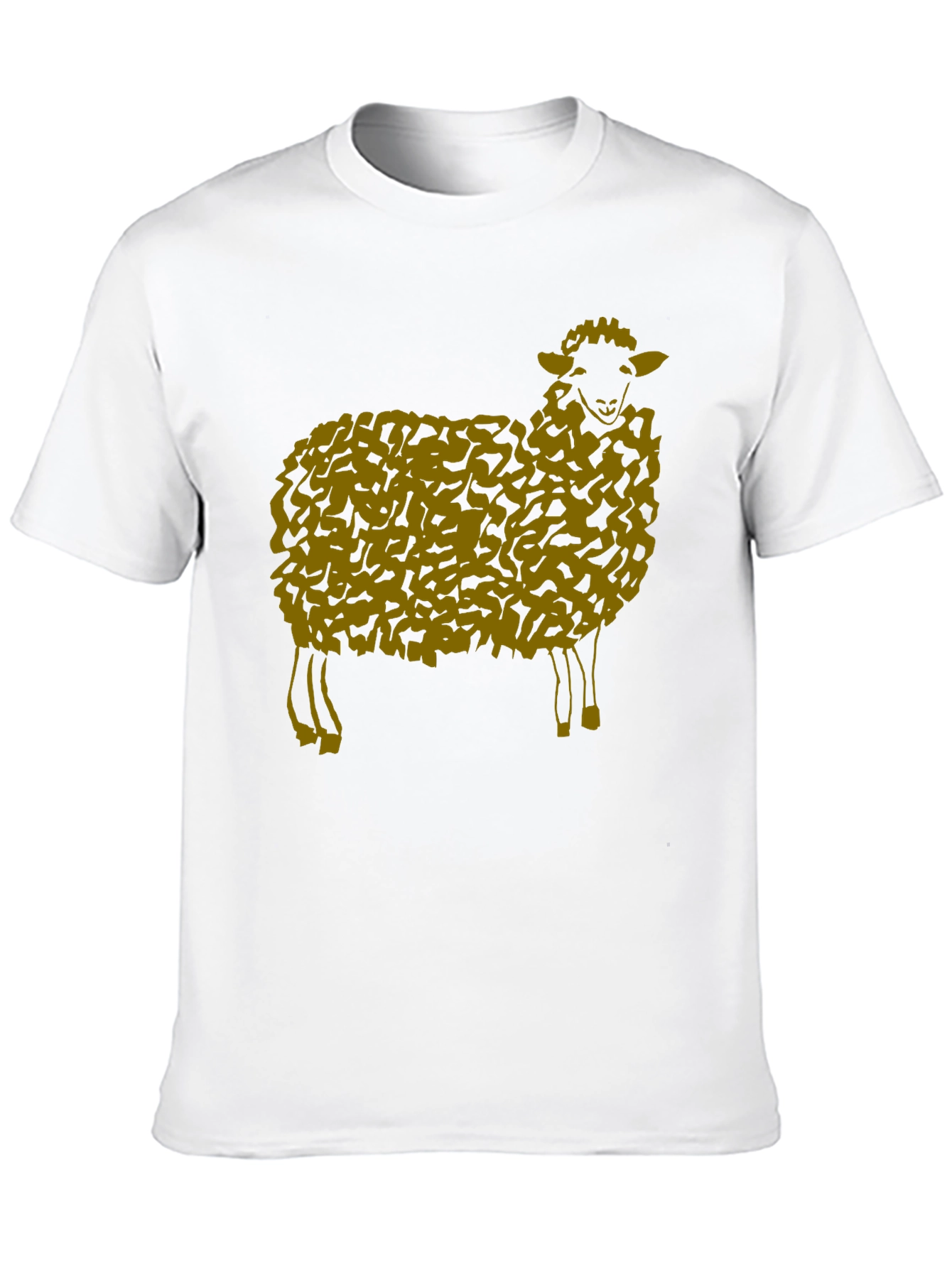 Sheep Graphic Black T-Shirt