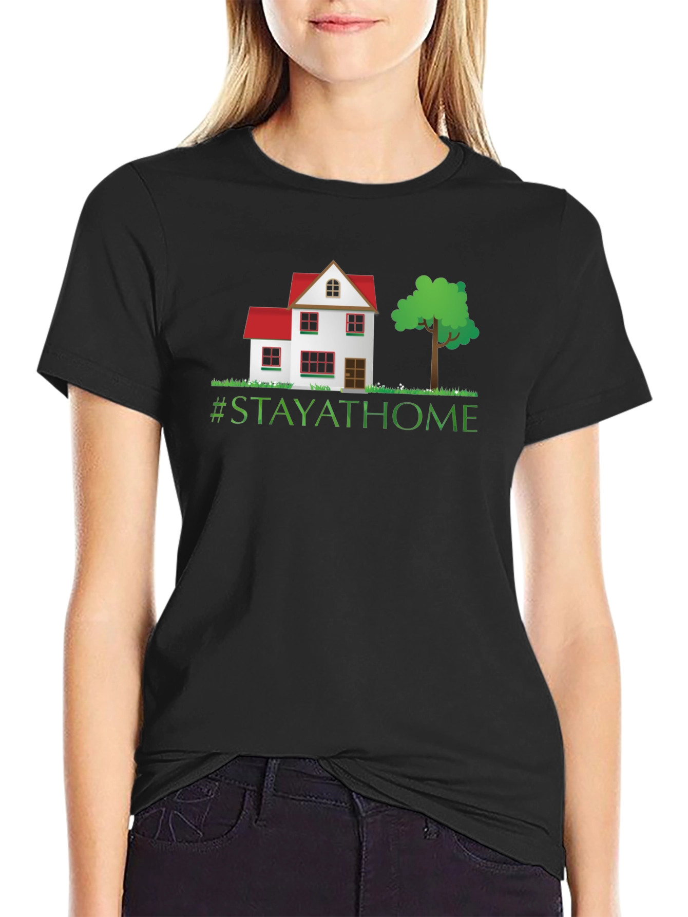 Stay at Home Graphic T-Shirt