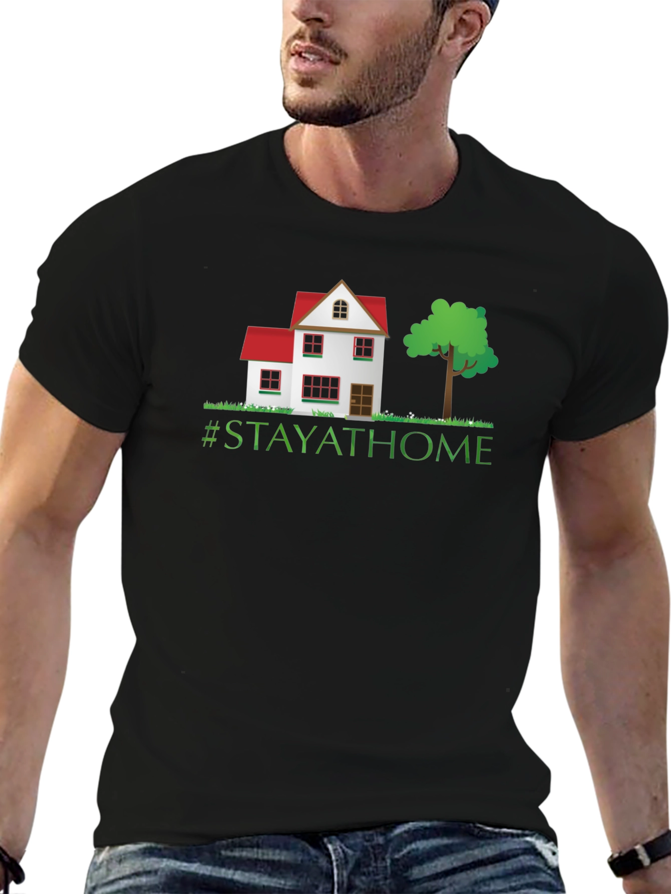 Stay at Home Graphic T-Shirt