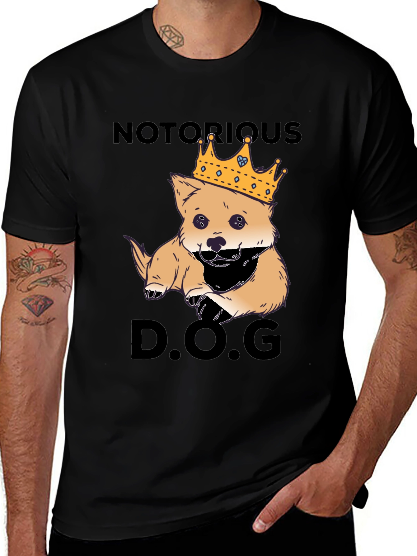 Notorious D.O.G. T-Shirt Dog King Graphic Tee