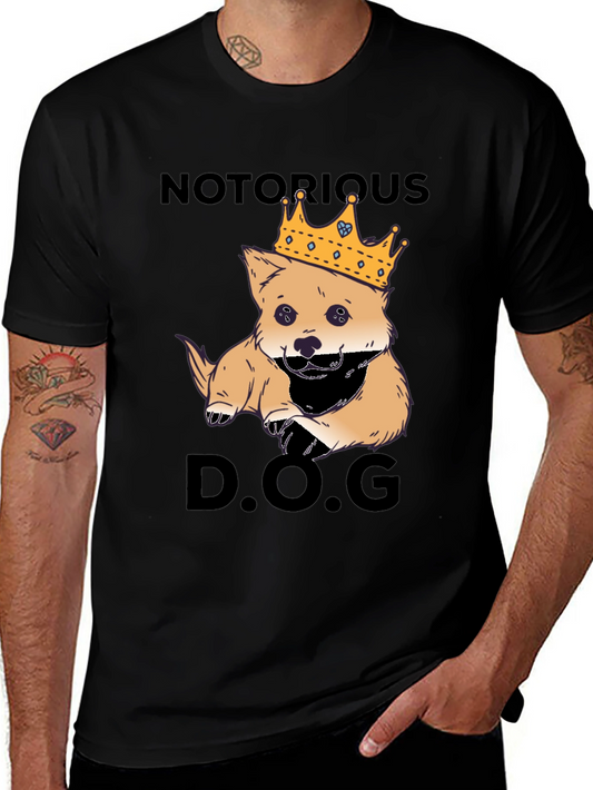 Notorious D.O.G. T-Shirt Dog King Graphic Tee