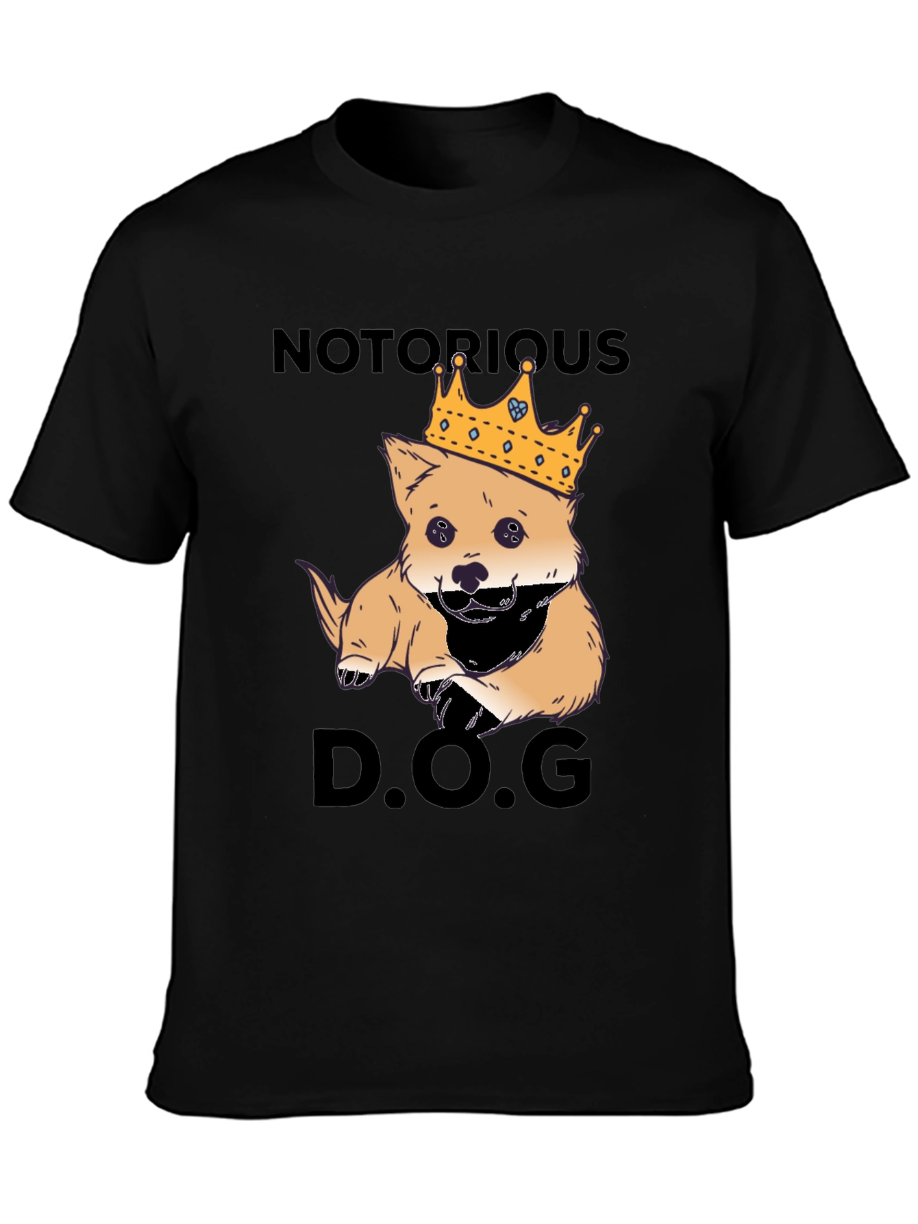 Notorious D.O.G. T-Shirt Dog King Graphic Tee