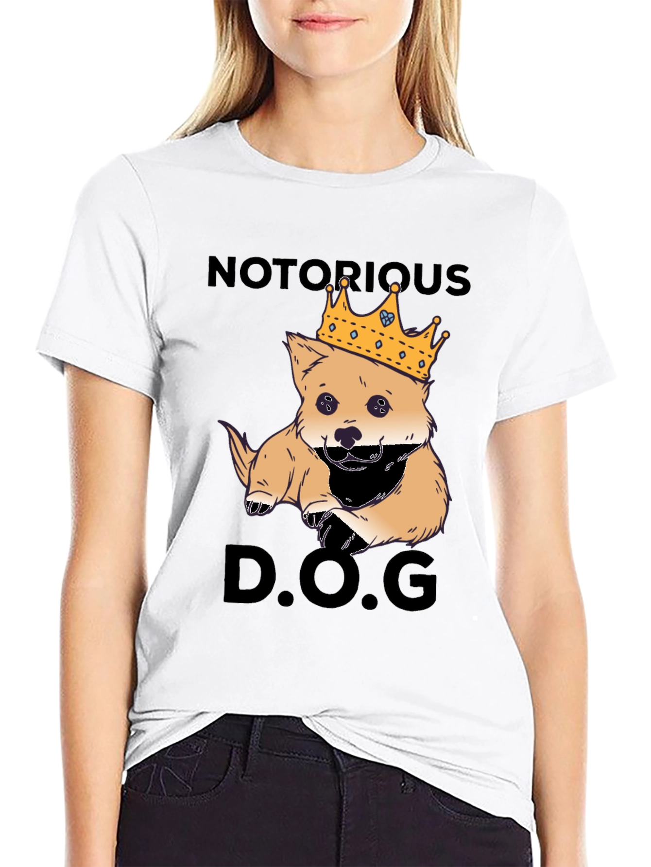 Notorious D.O.G. T-Shirt Dog King Graphic Tee
