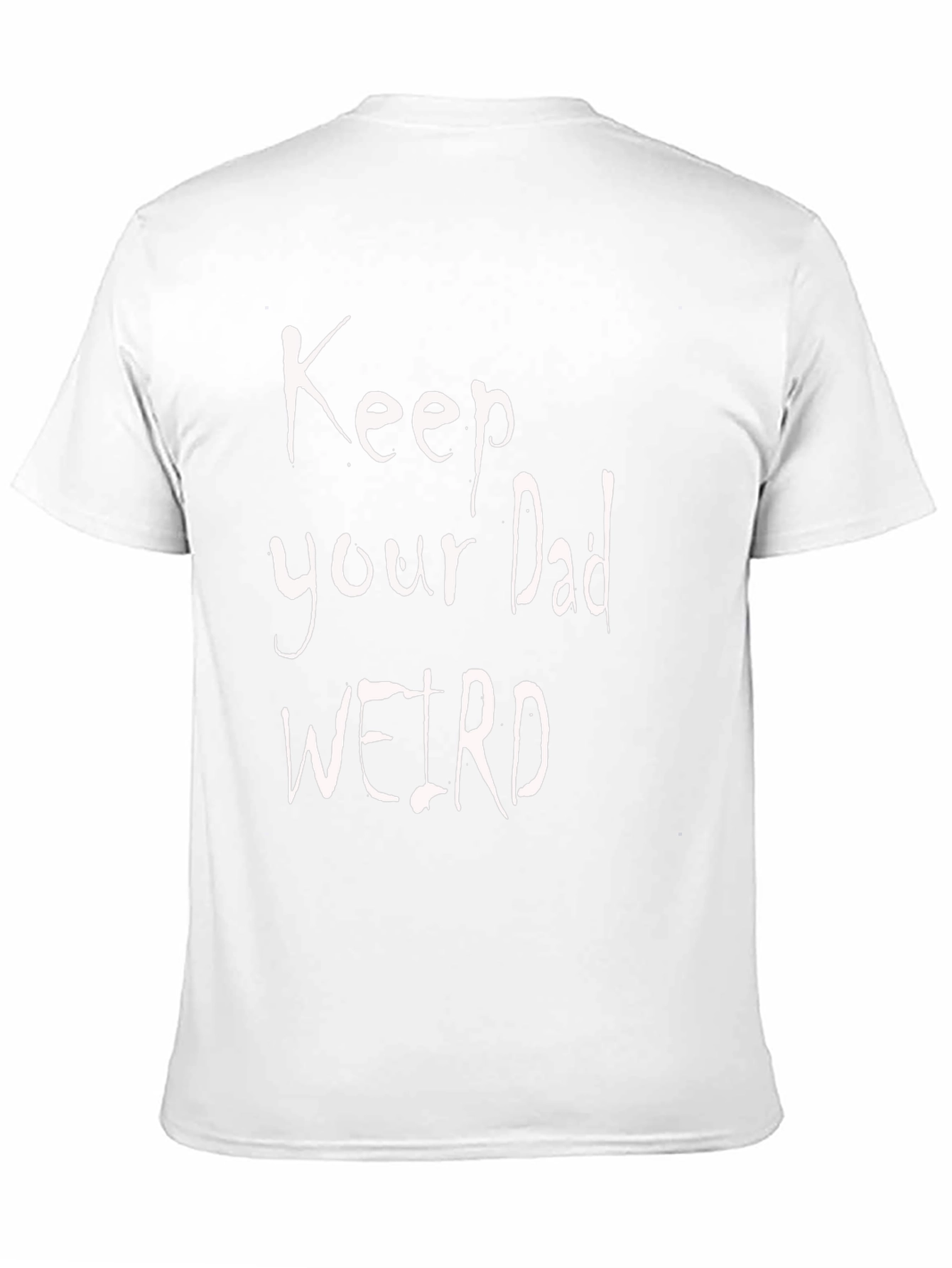 Keep Your Dad Weird Black T-Shirt