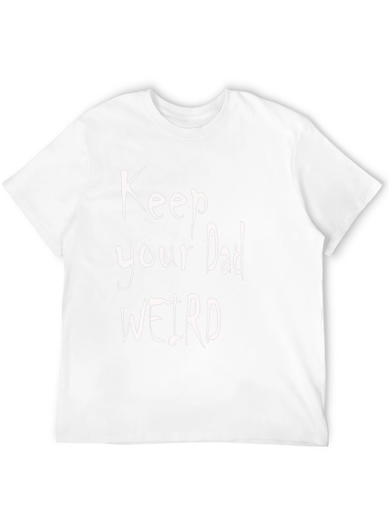 Keep Your Dad Weird Black T-Shirt