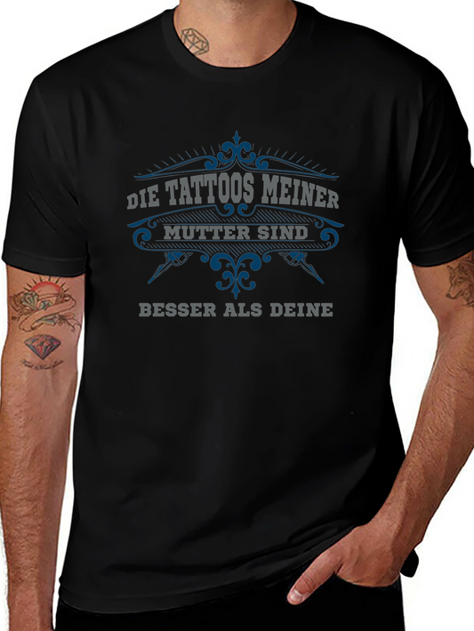 Tattooed Mom Black Graphic Tee