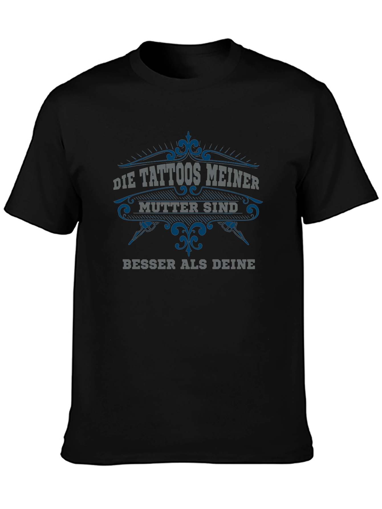 Tattooed Mom Black Graphic Tee